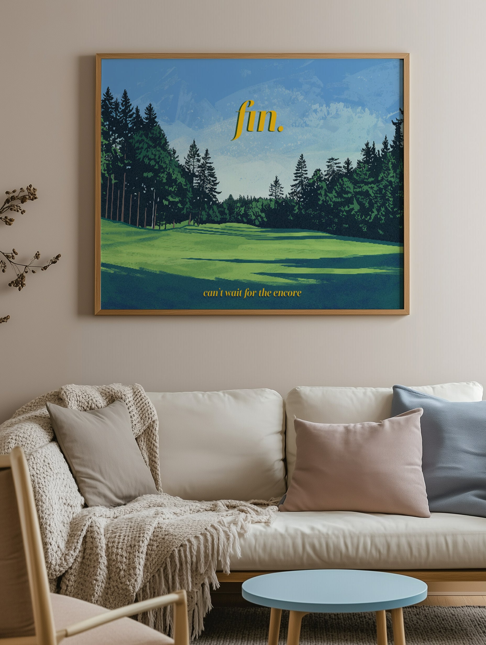 Golfing Bliss Print