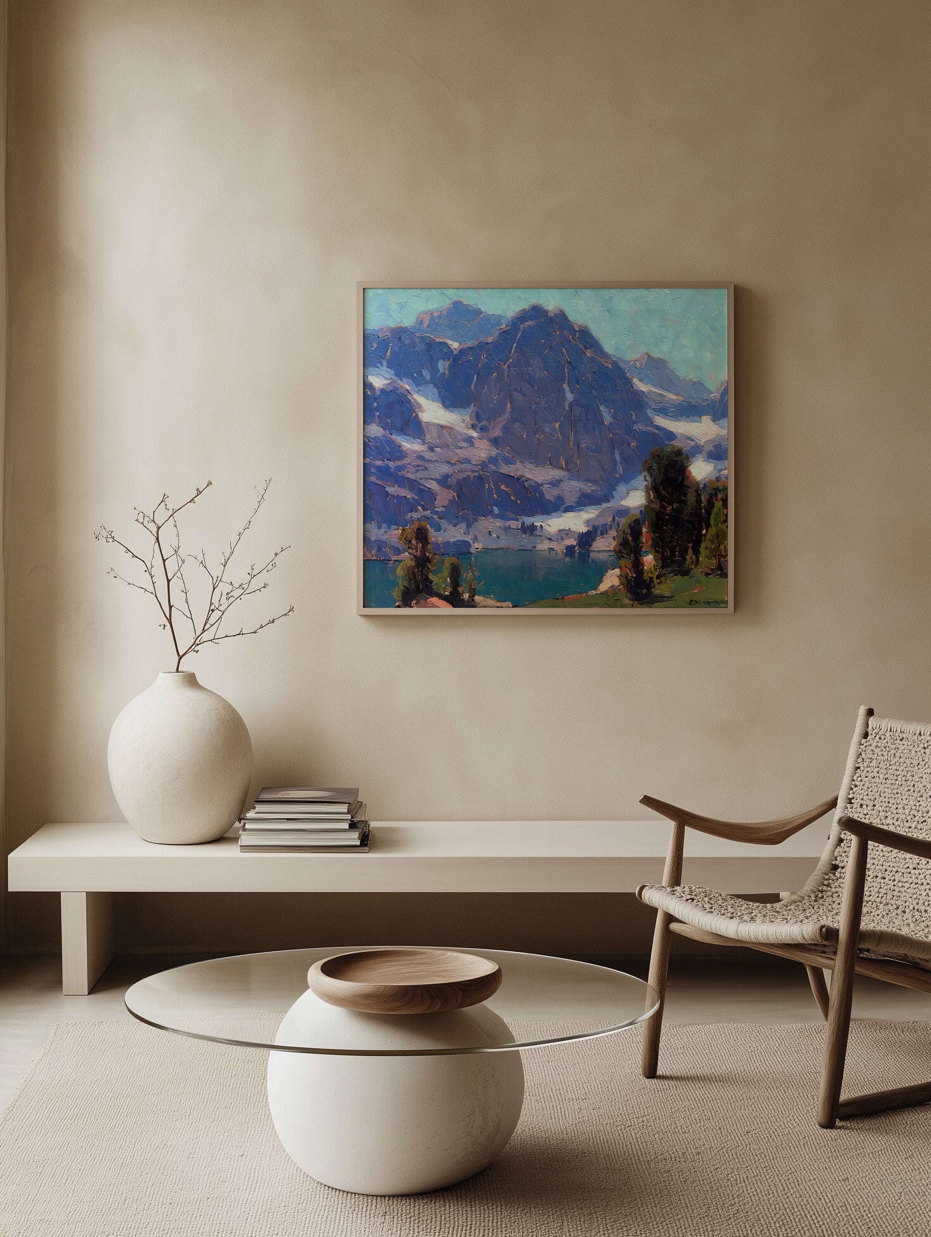 Pane Lake Poster - Alpine Mountain
