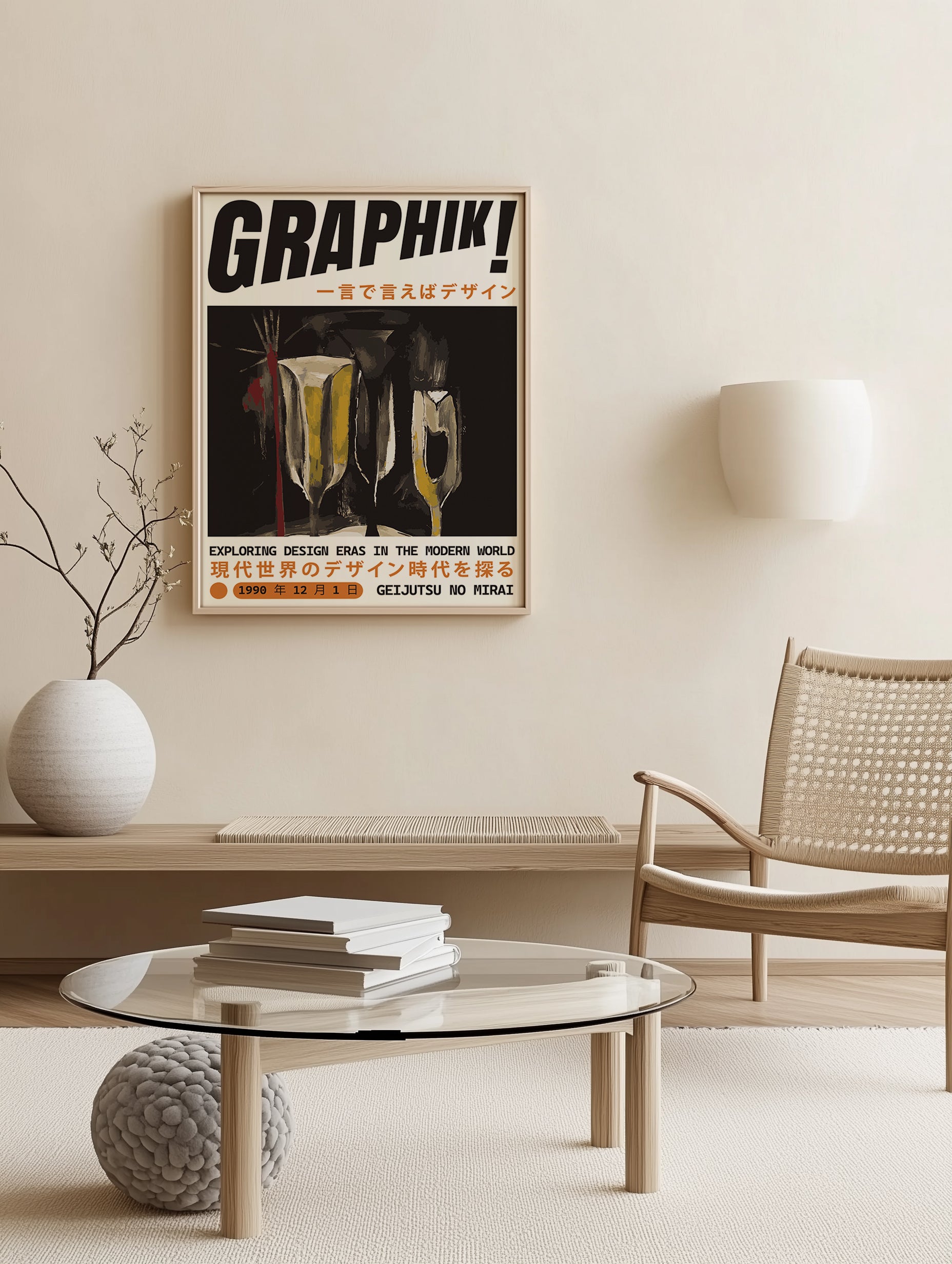 Affiche de l'exposition Design Eras Graphik