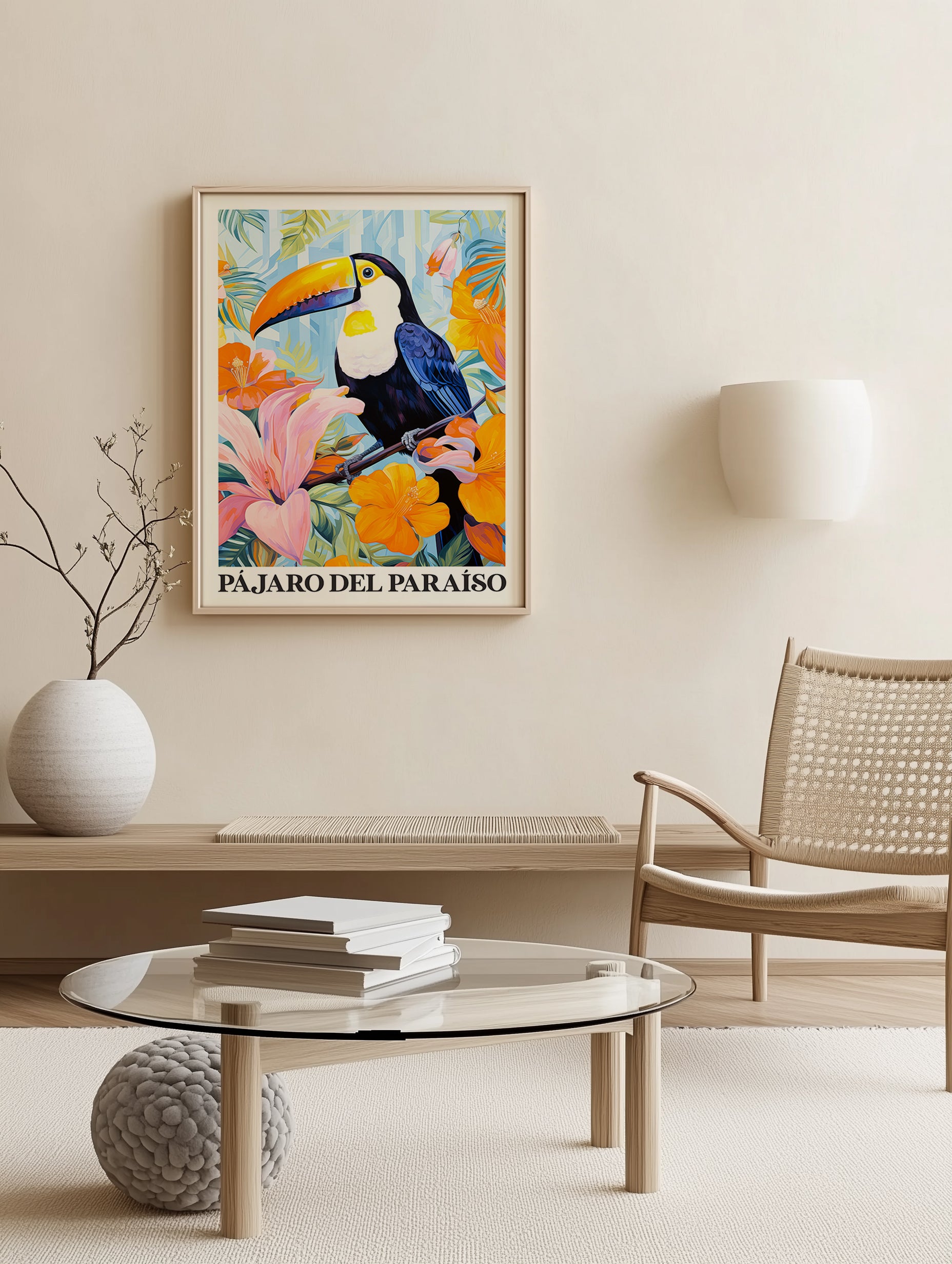 Tropical Paradise Toucan Bird Art
