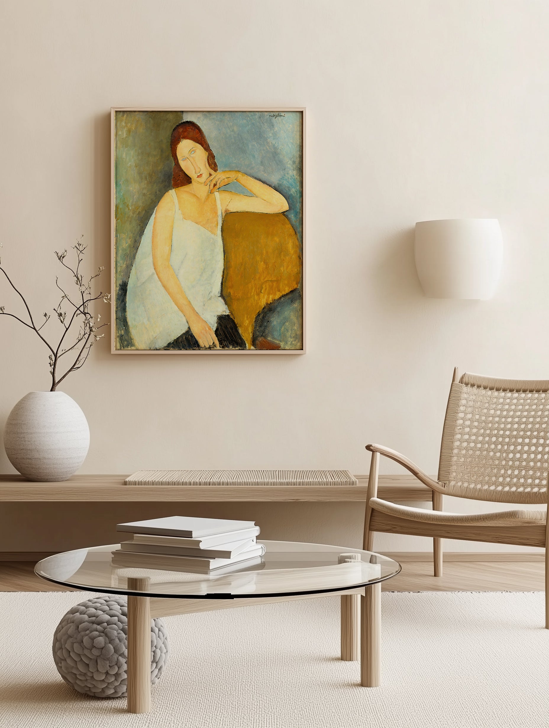 Modern Feminist Painting by Amedeo Modigliani