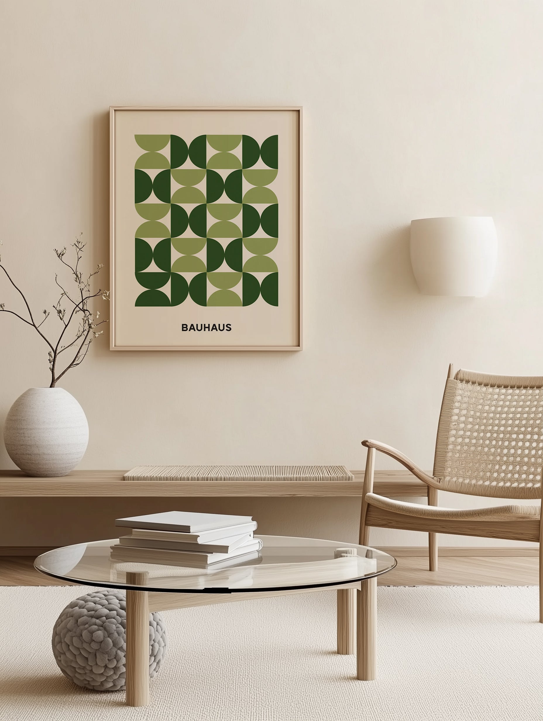 Bauhaus Geometric Wall Art Print
