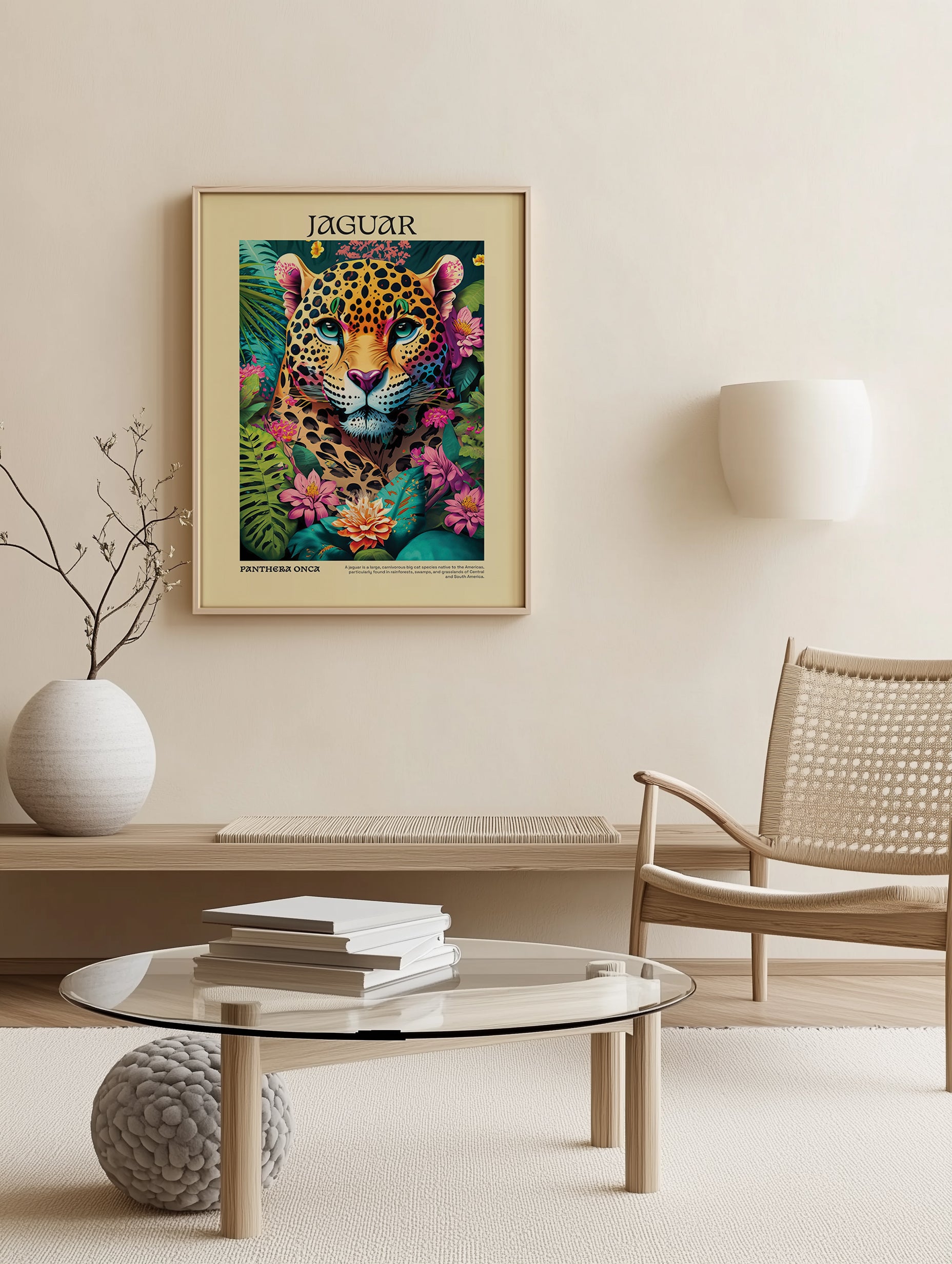Vibrant Jaguar Wall Art