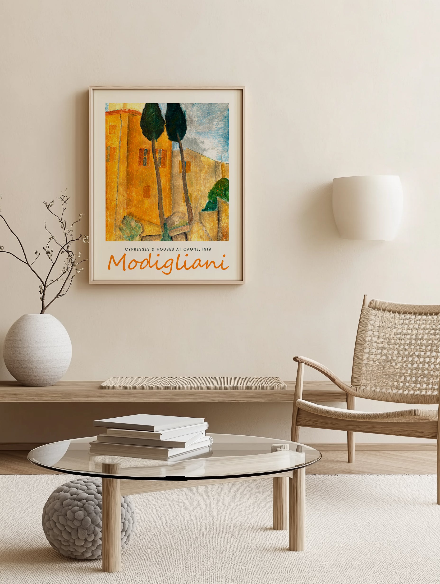 Zypressen von Amedeo Modigliani