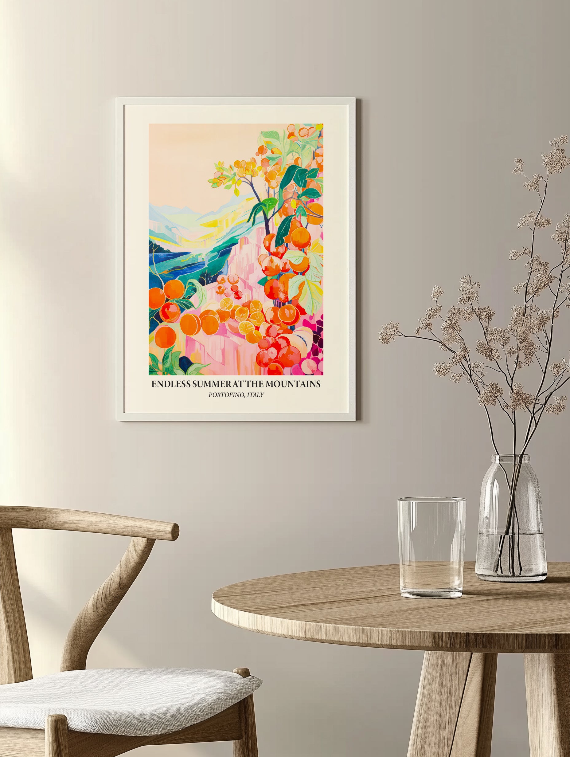 Portofino Summer Citrus Art Print