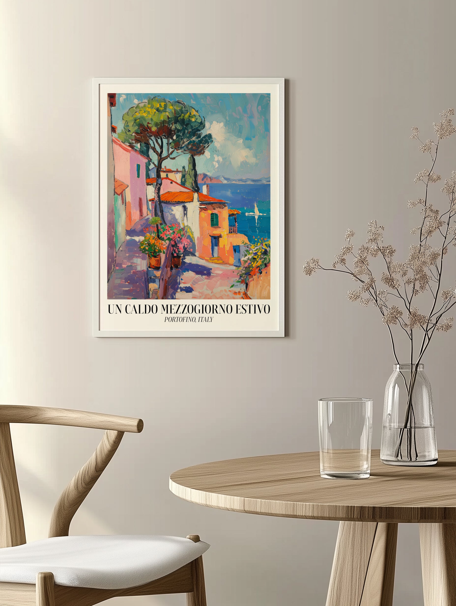Italian Coastal Village Art Print