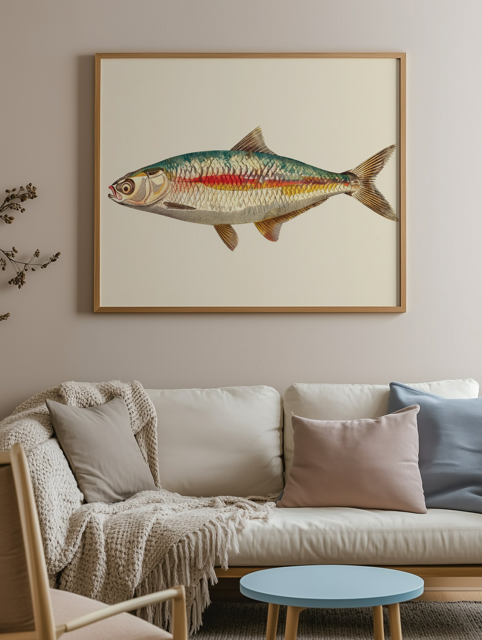 Vintage Fish Print