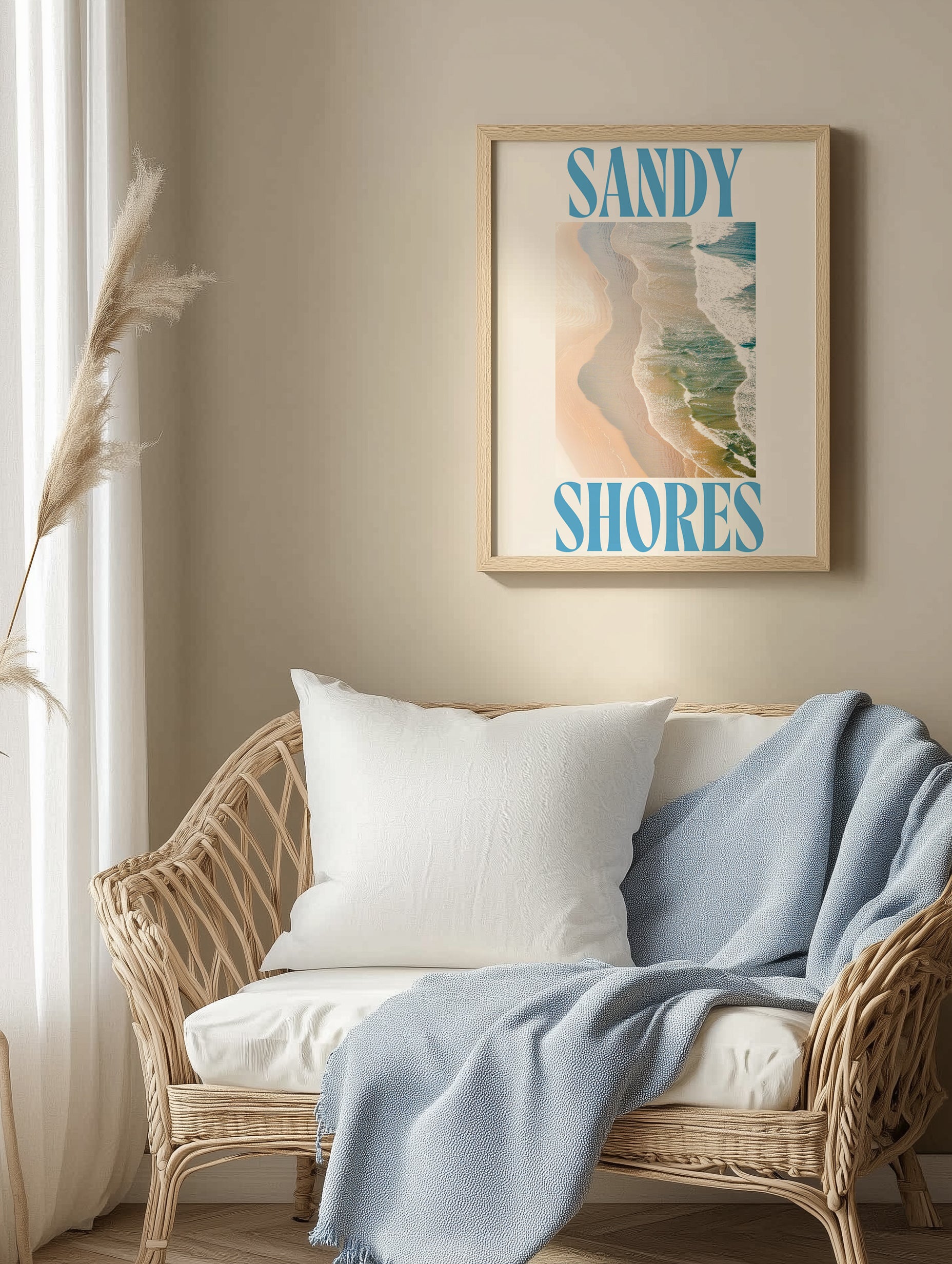 Sandy Beach Shoreline Print
