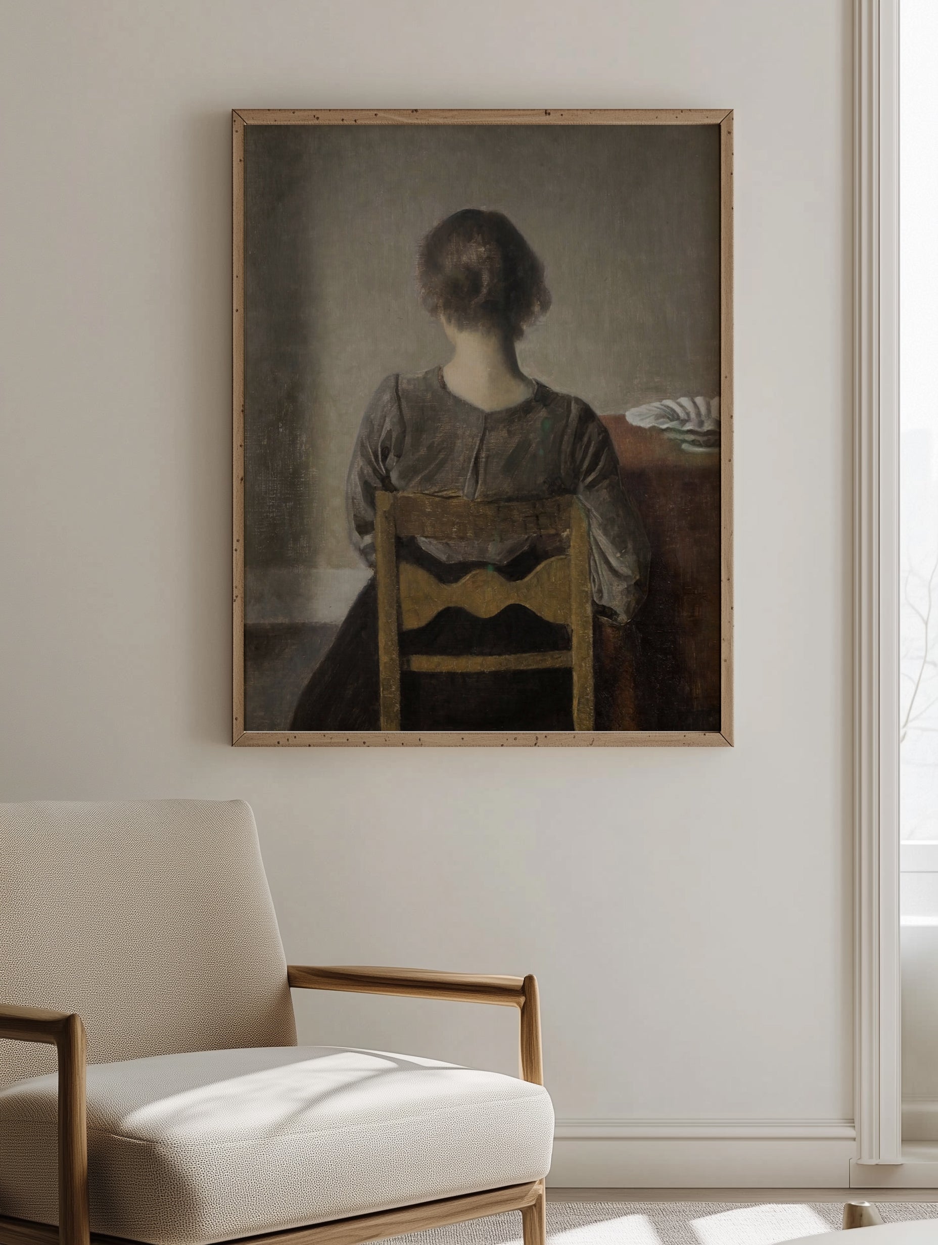 Harmony in Imperfection by Wilhelm Hammershøi