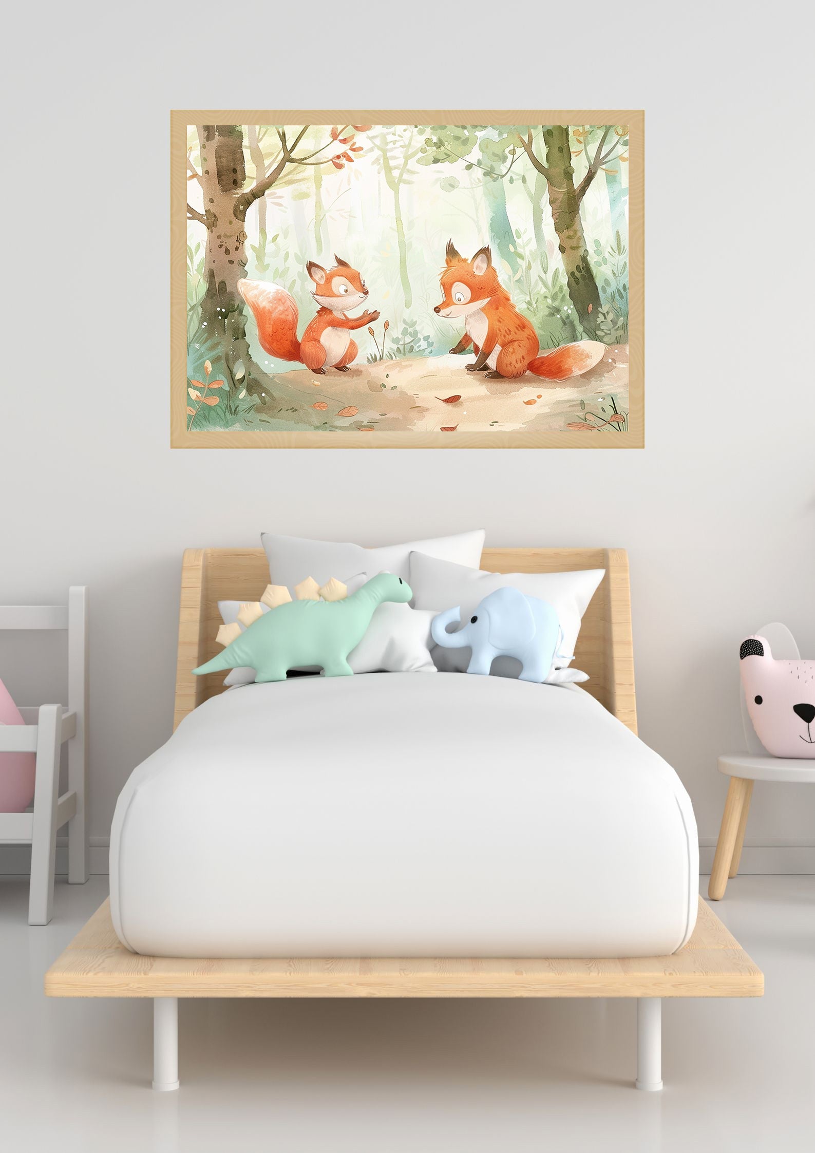 Playful Foxes Print