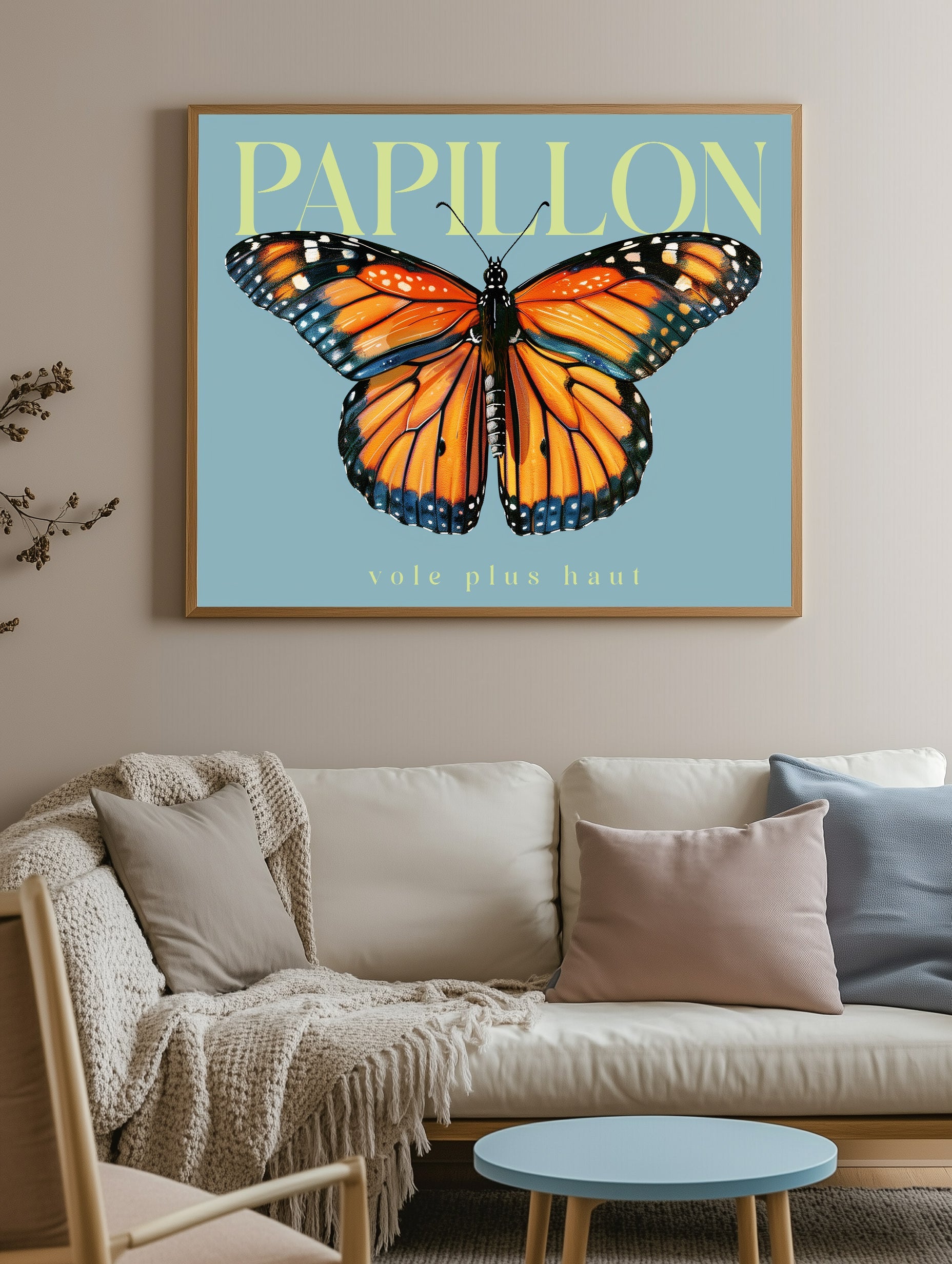 Butterfly Papillon Print