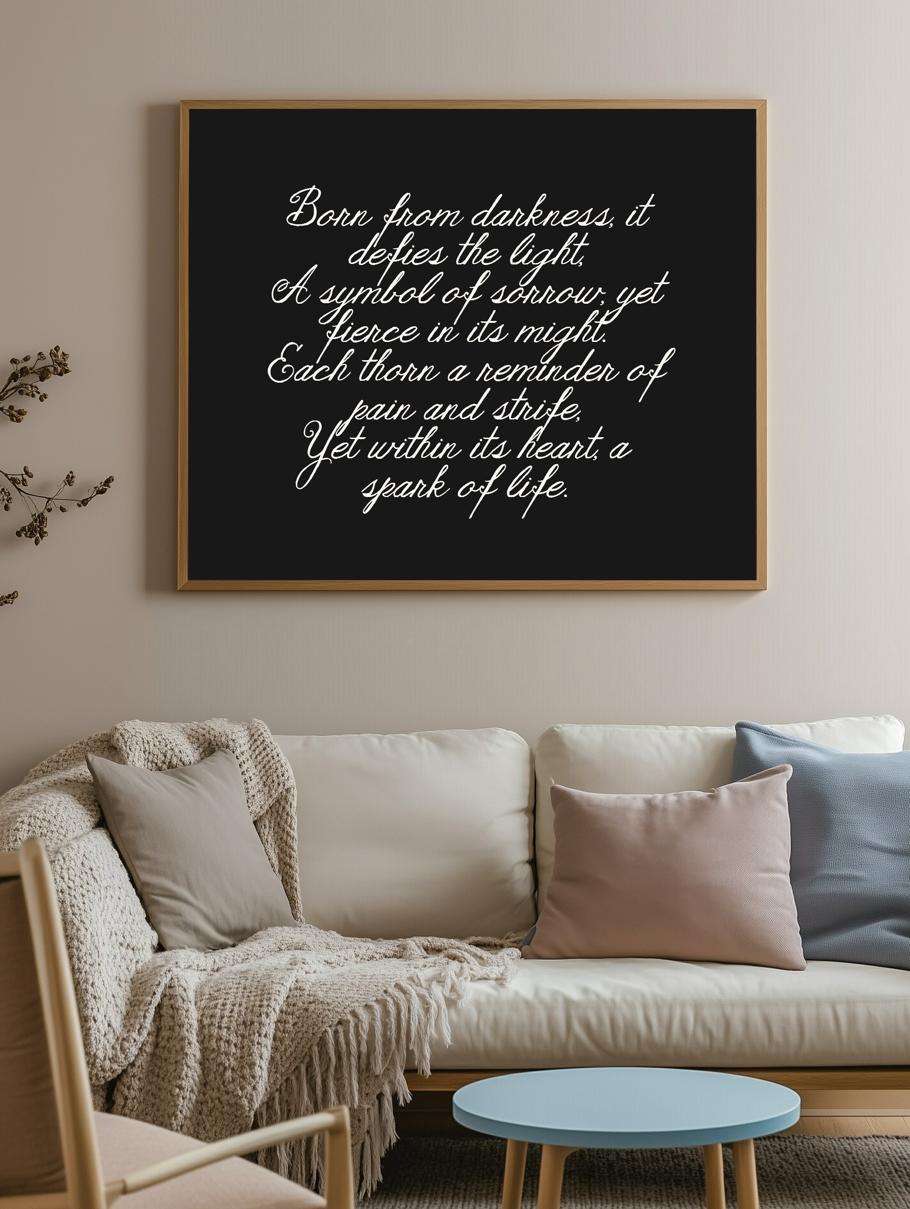 Poetry Art Print