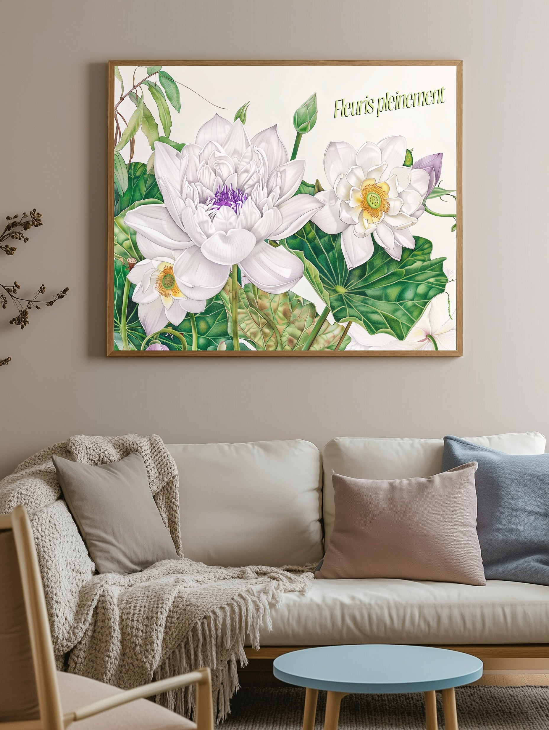 Flower Waterlily Print