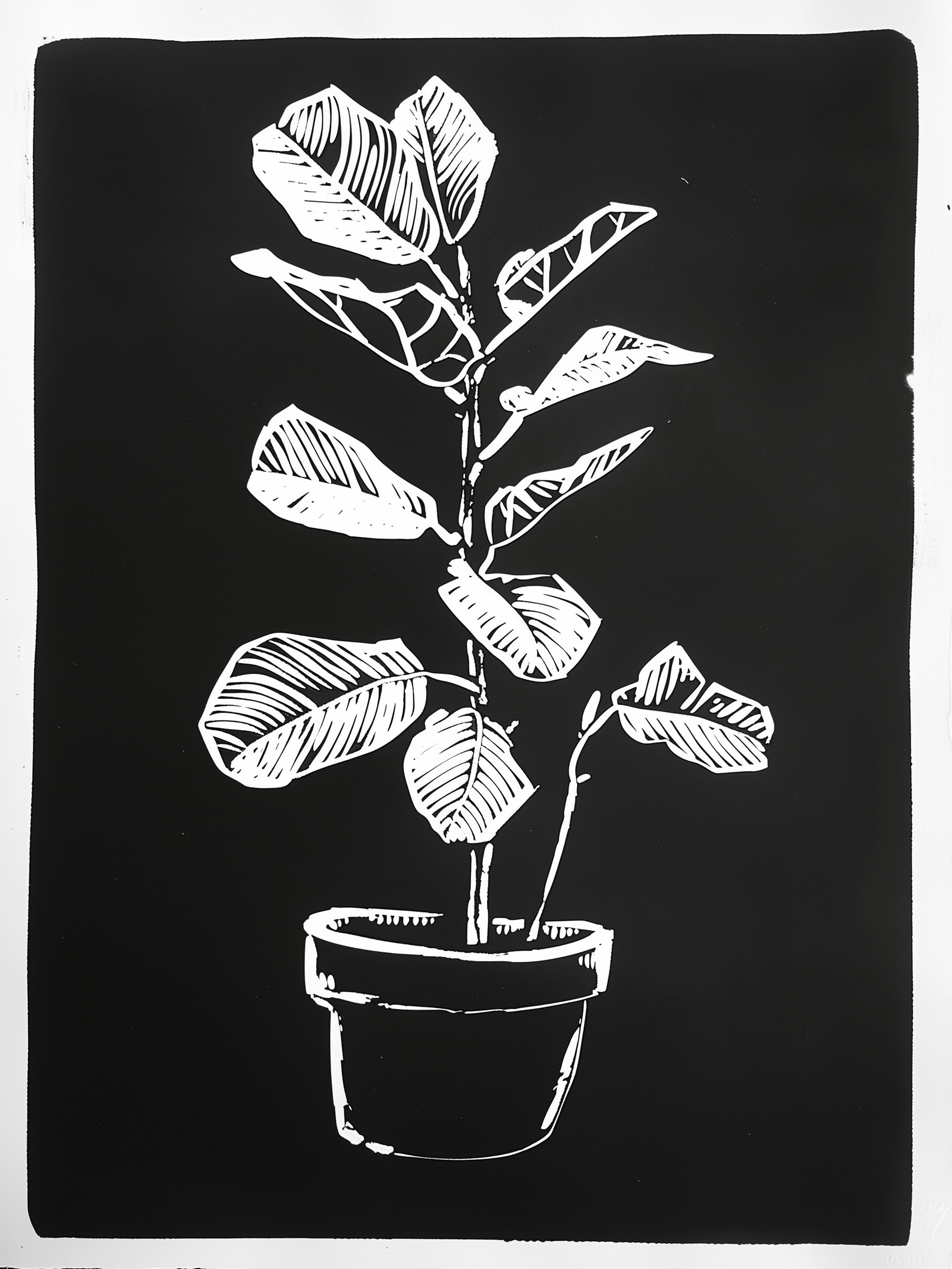 Potted Plant Print