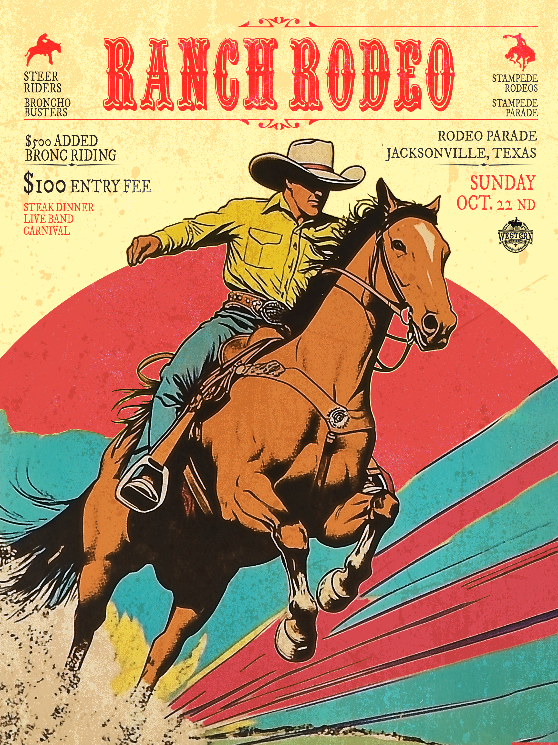 Ranch Rodeo Print