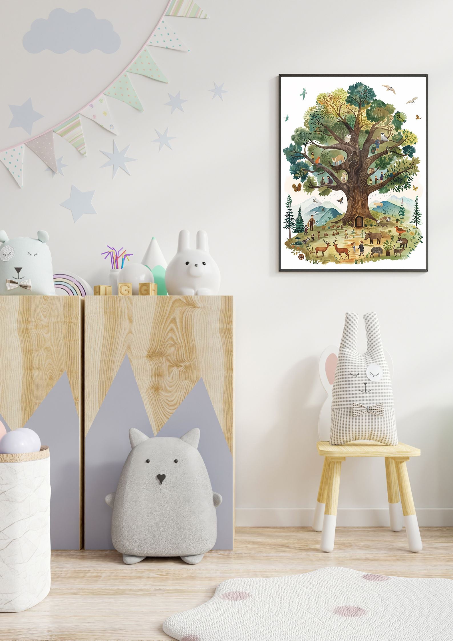 Woodland Tree Print