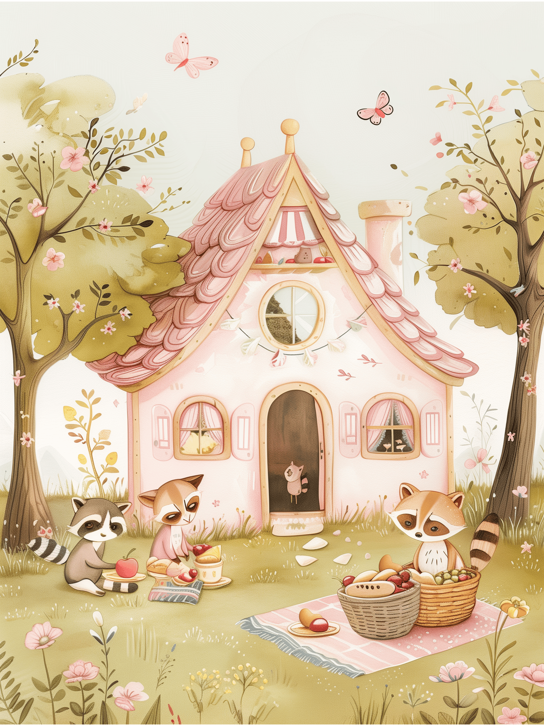 Storybook Cottage Print