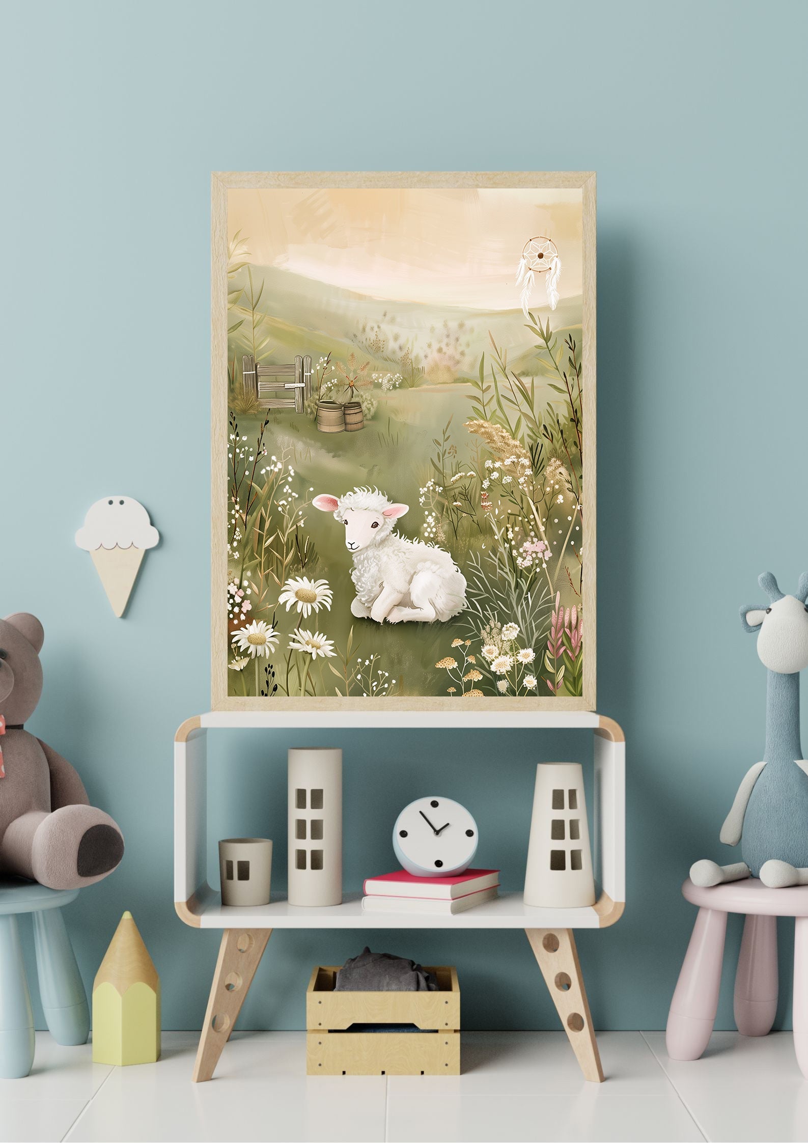 Peaceful Lamb Print