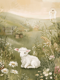 Peaceful Lamb Print