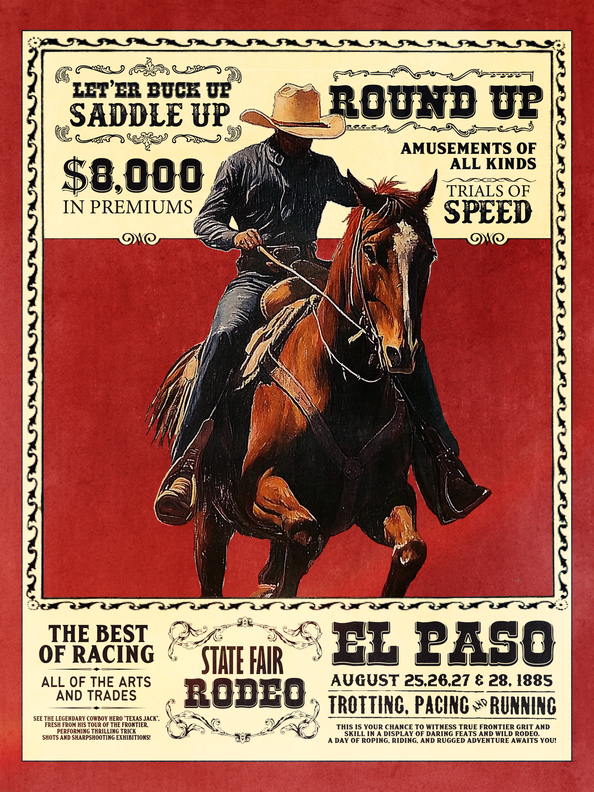 State Fair Rodeo Print