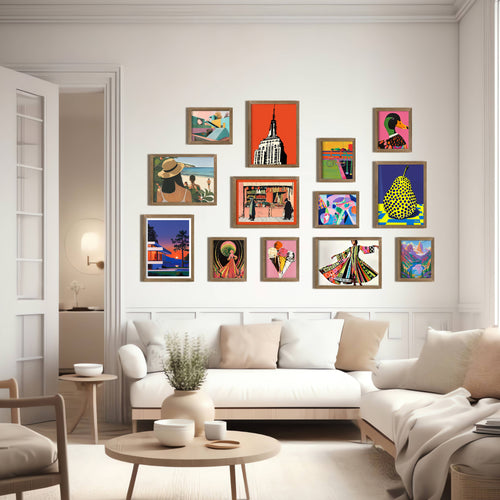 Modern Pop Art Gallery Wall