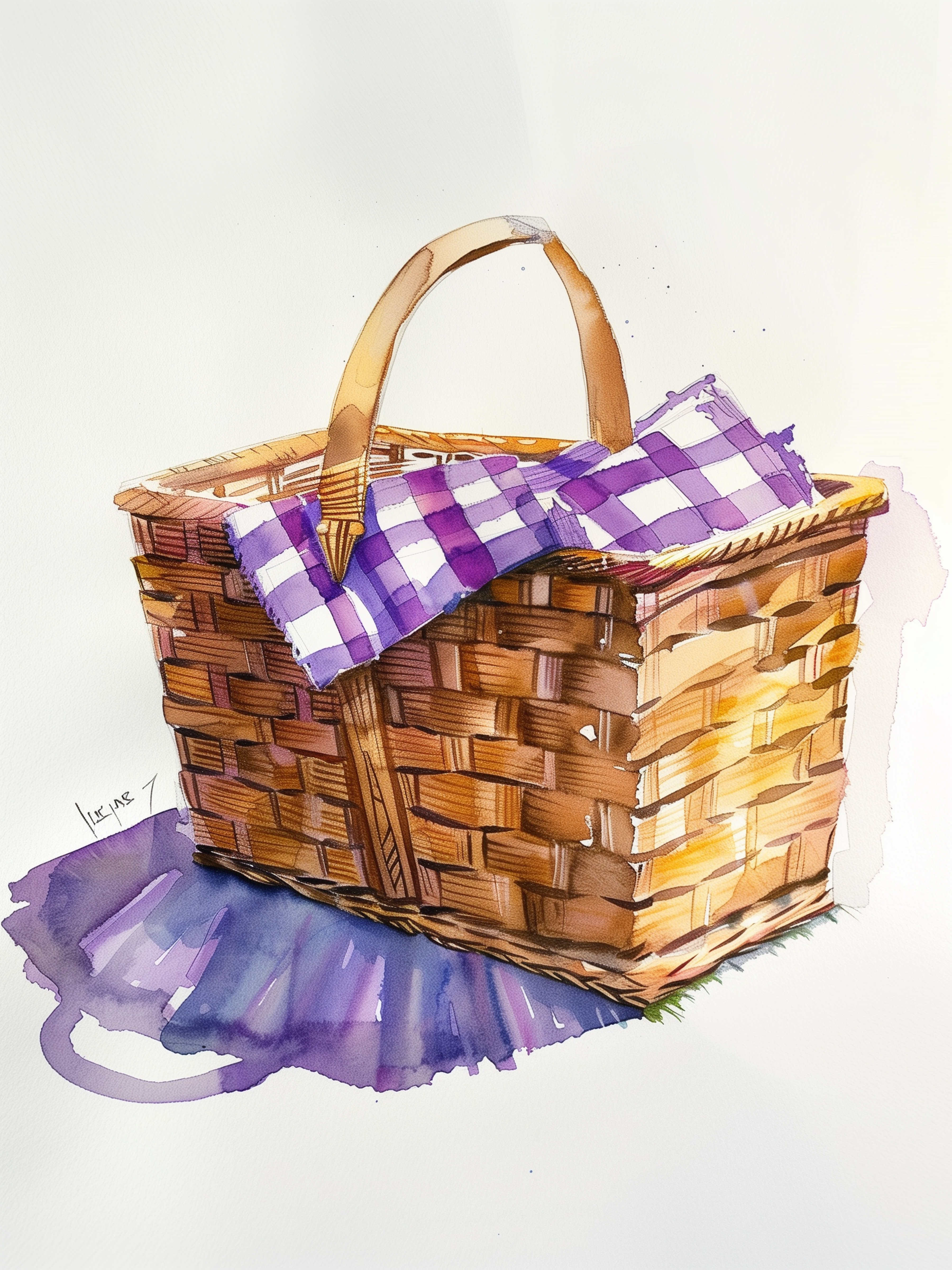 Picnic Basket Print