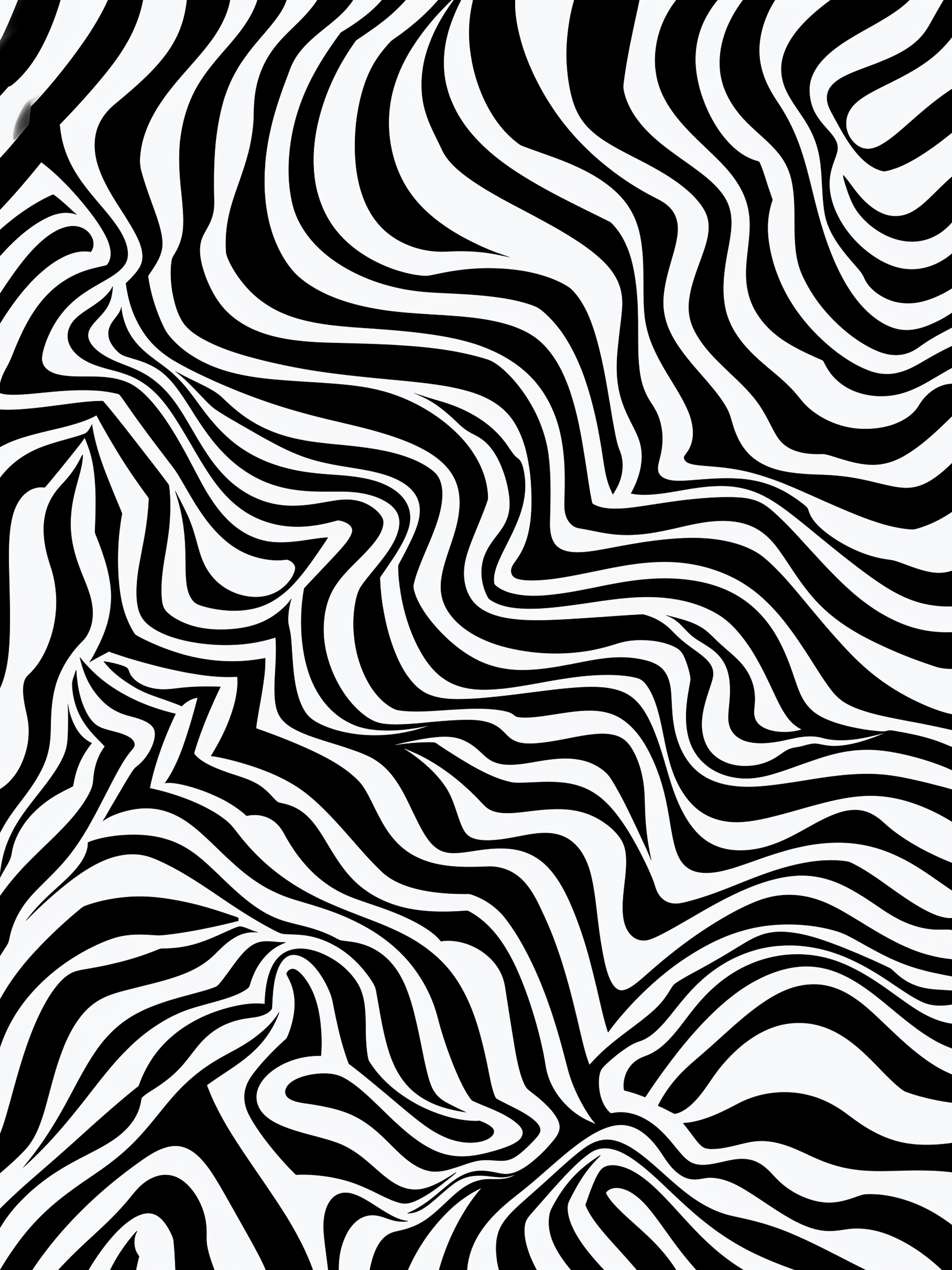 Zebra Pattern Print