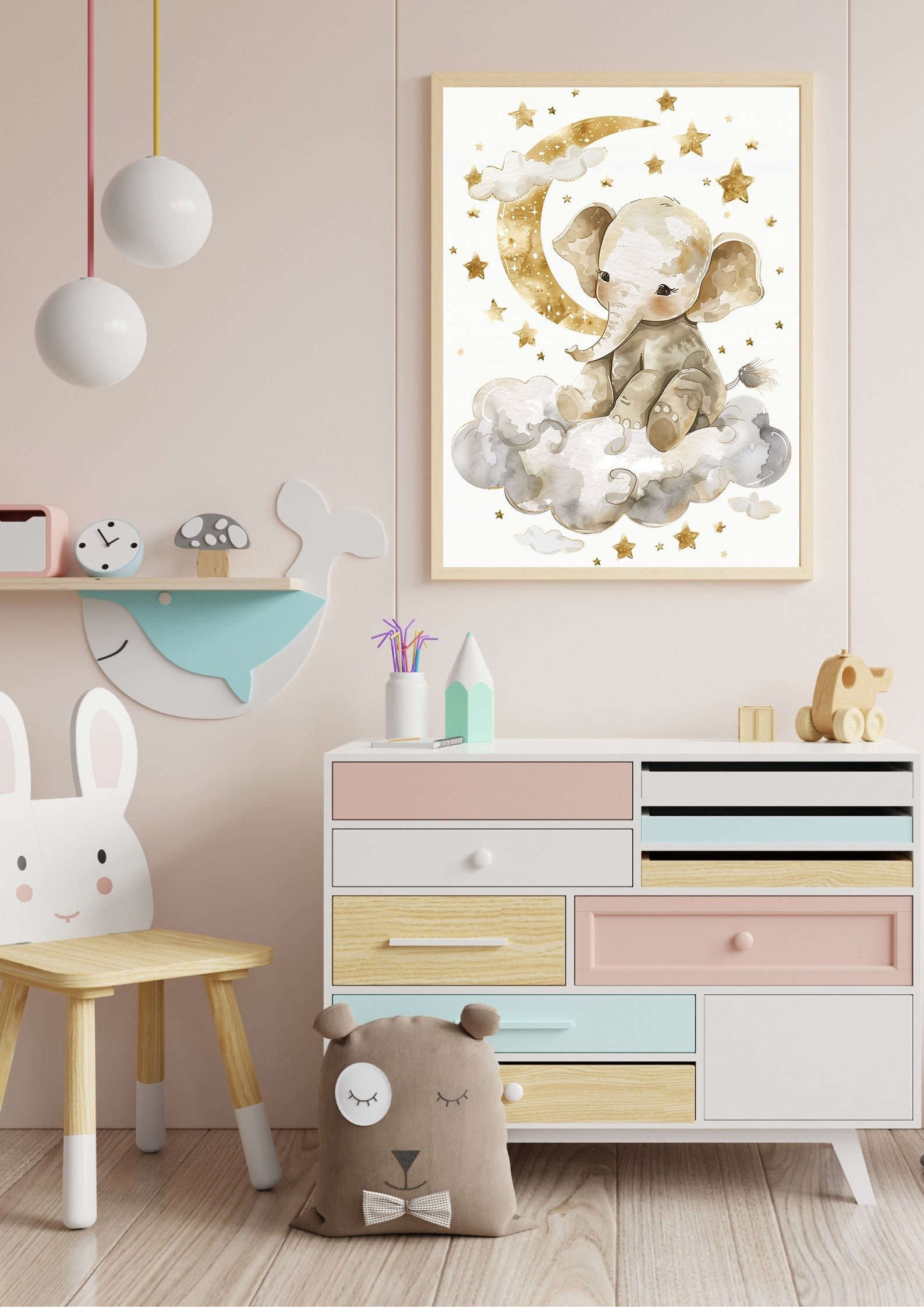 Dreamy Elephant Print