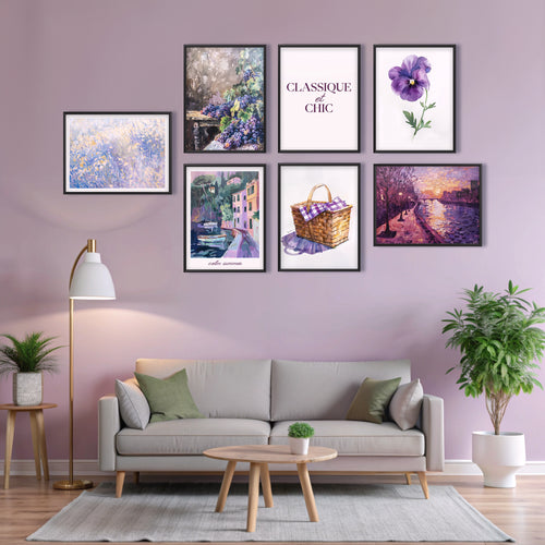 Lavender Gallery Wall Art