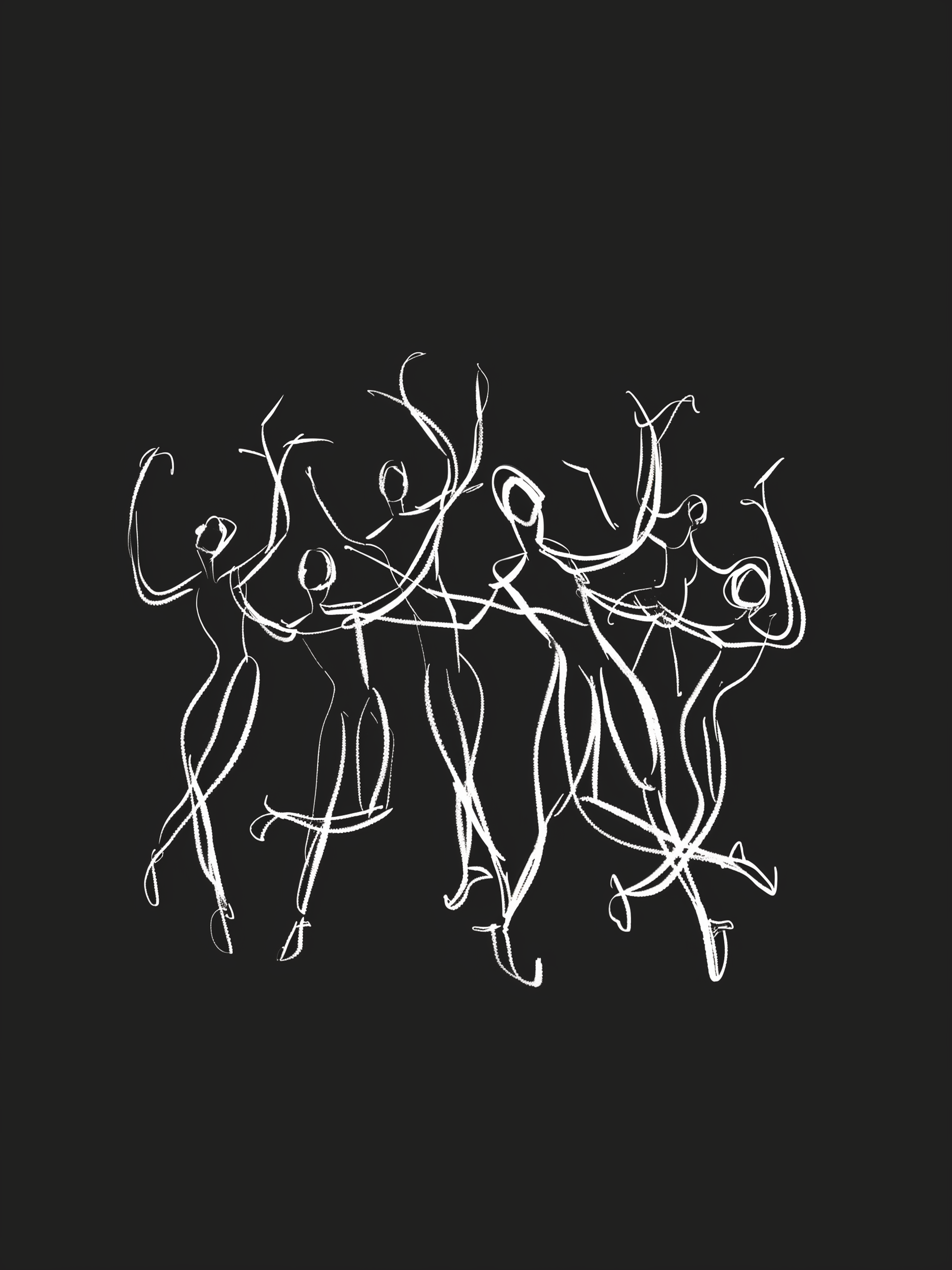 Dancing Figures Print