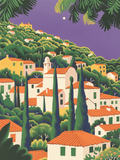 Mediterranean Village Print