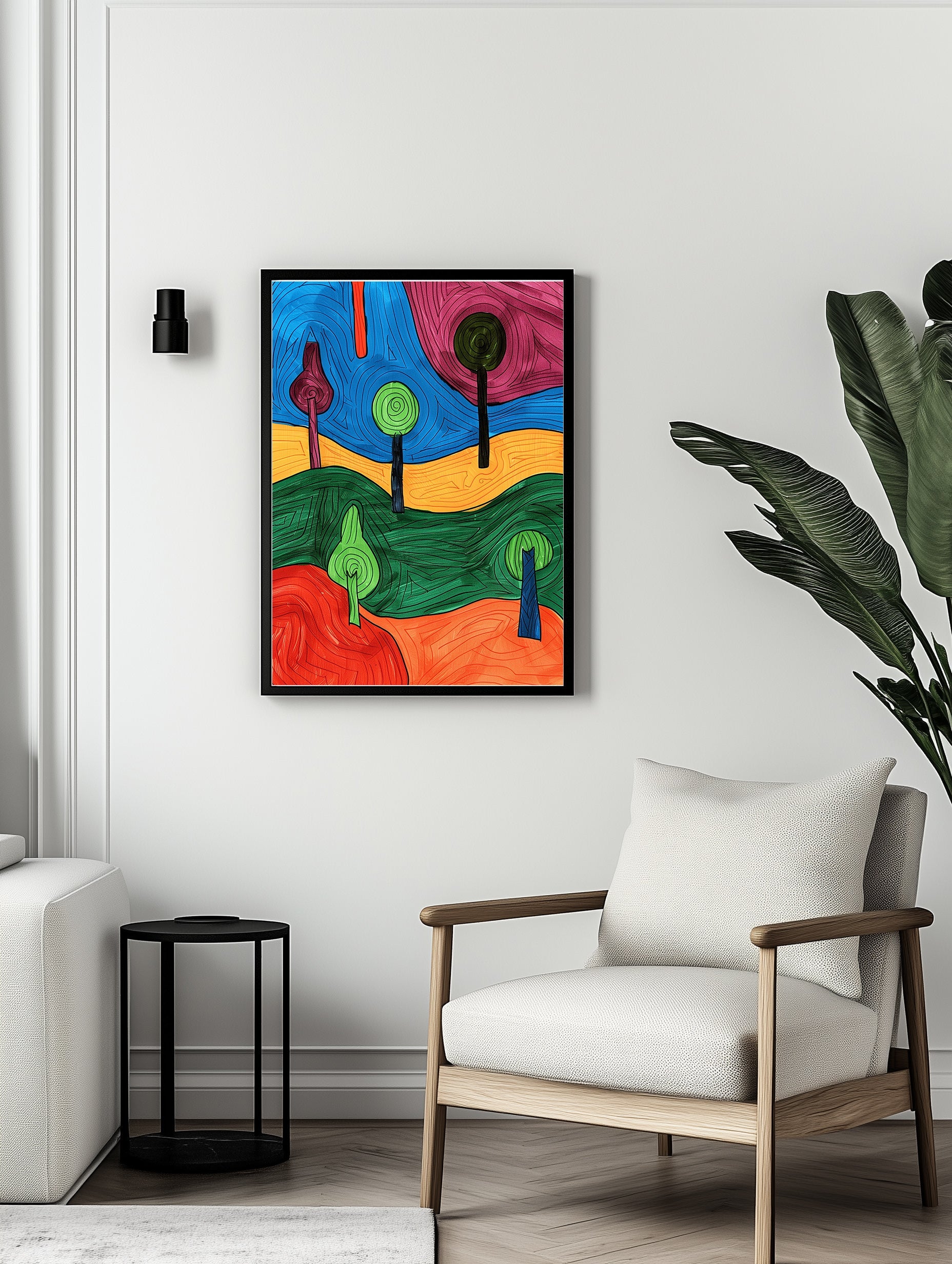 Vibrant Landscape Print