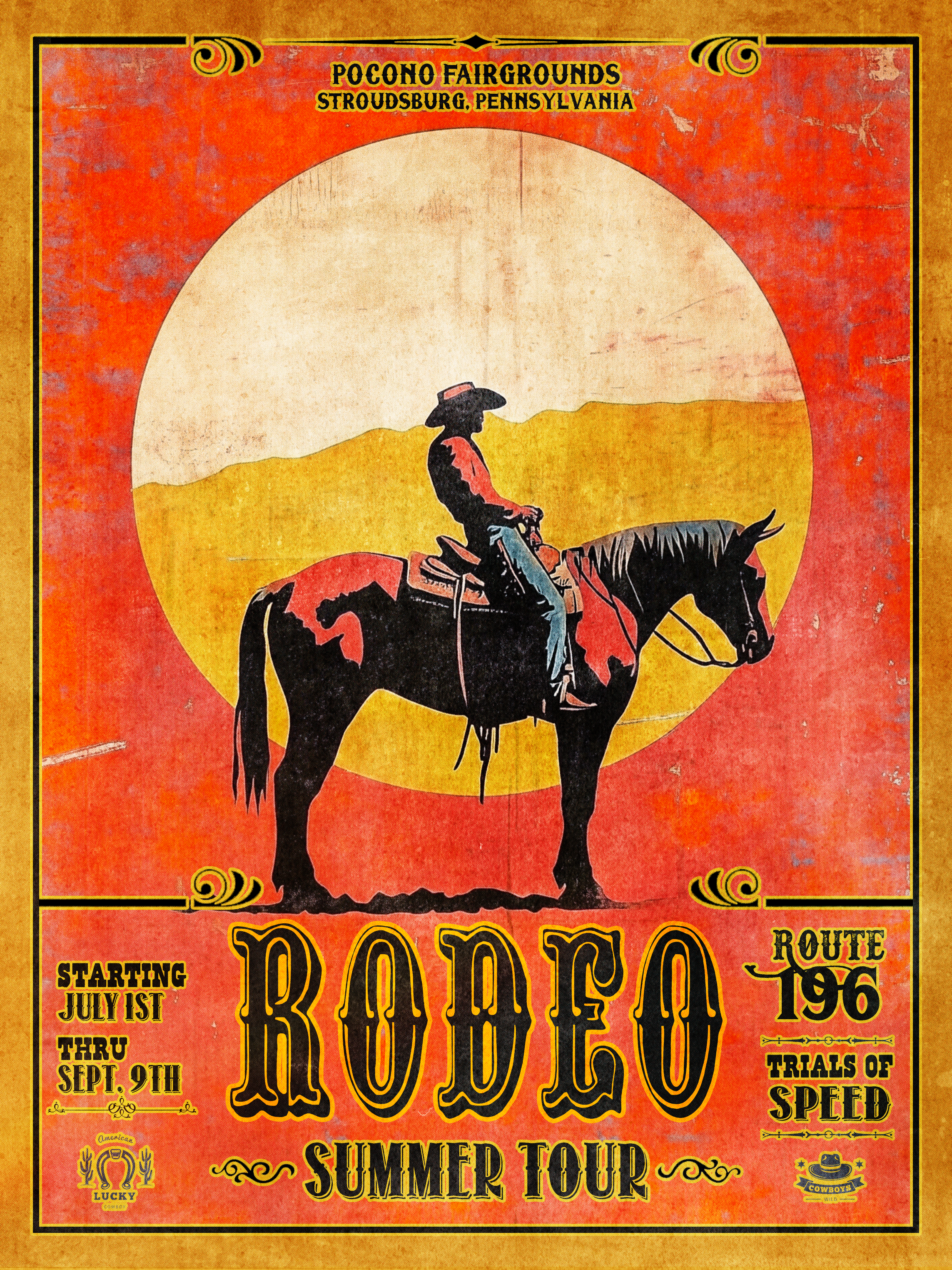 Summer Rodeo Tour Print