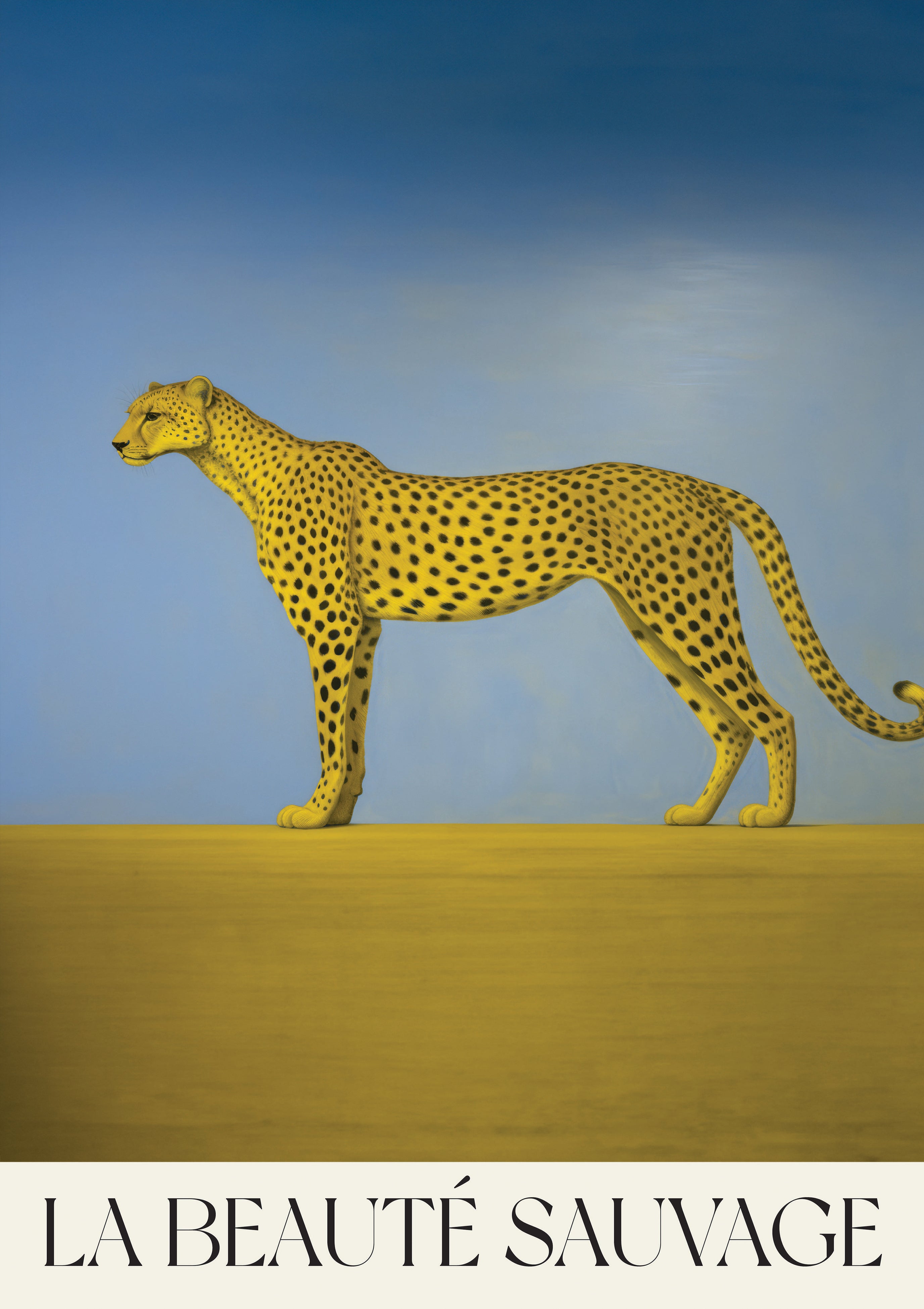 Safari-Gepard-Wandkunst