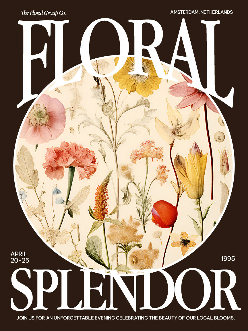 Floral Splendor Poster