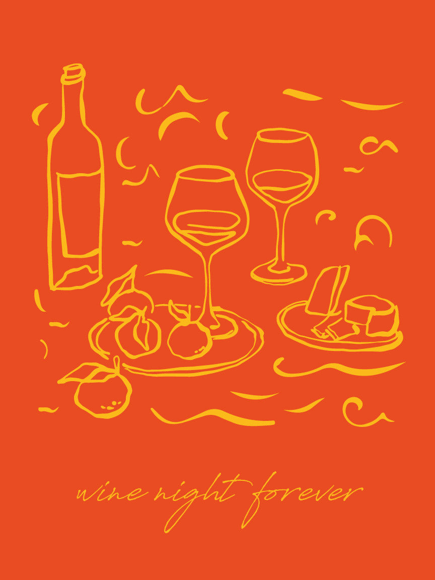 Wine Night Forever Art