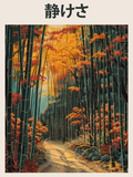 Serenity in Autumn Forest Print