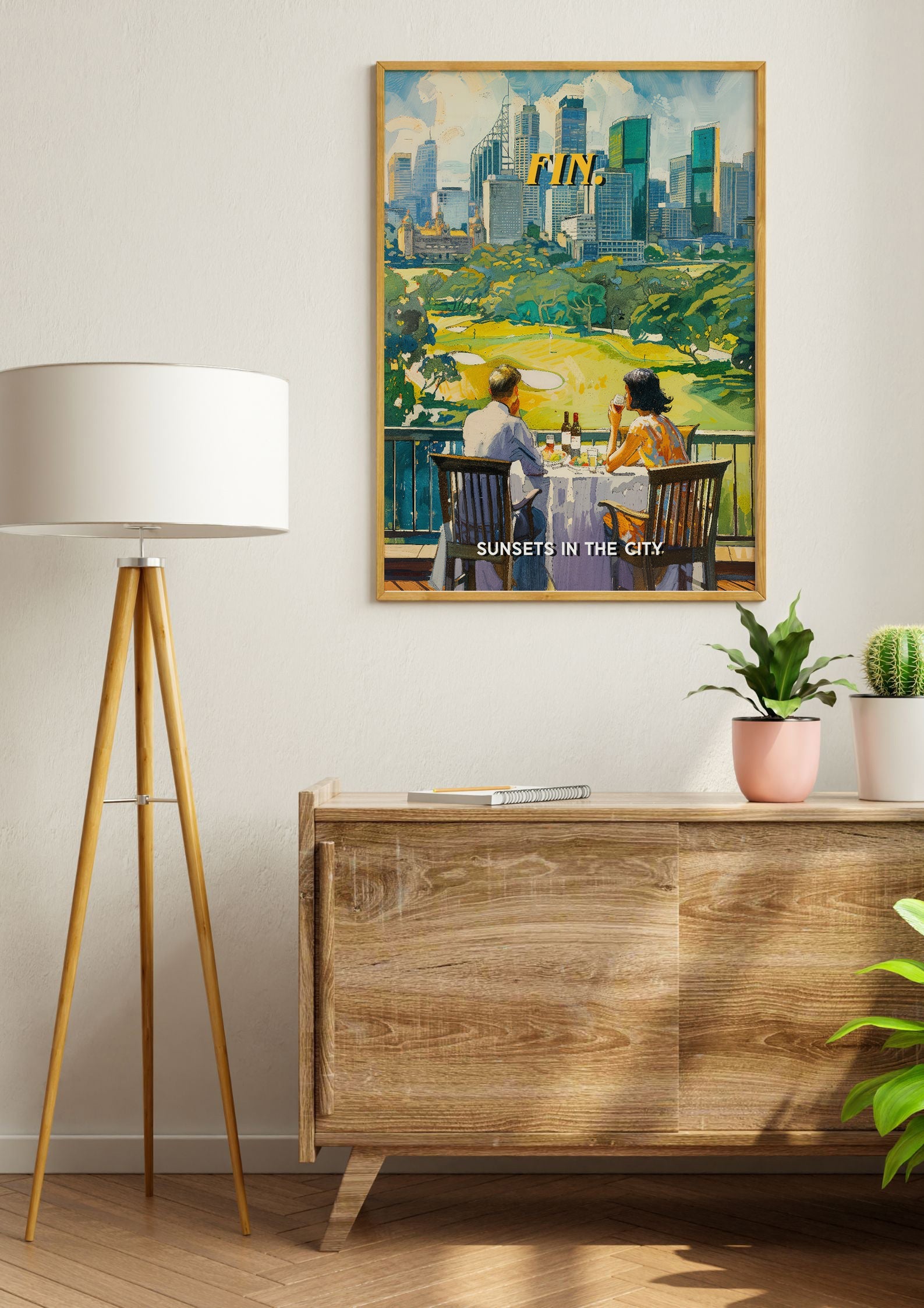 Sunsets in the City Wall Art Print