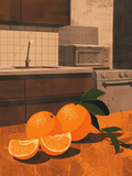 Citrus Sunrise in the Kitchen Print