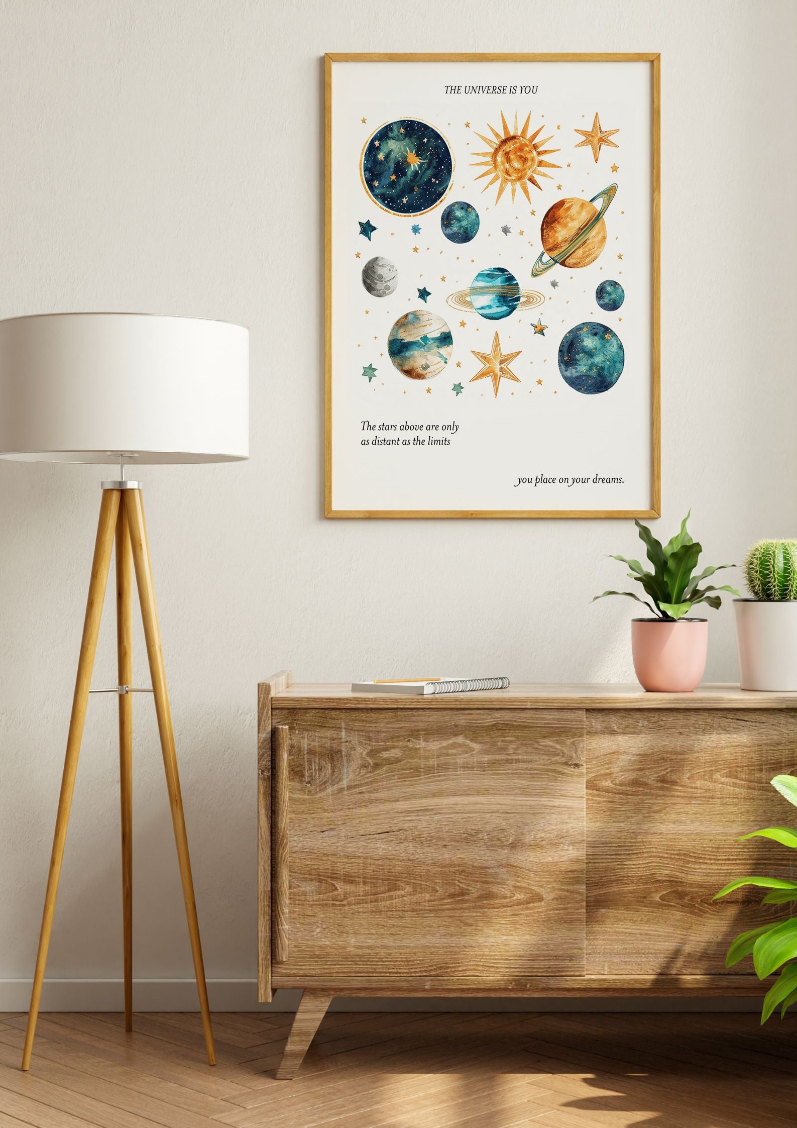 The Universe Is You Print