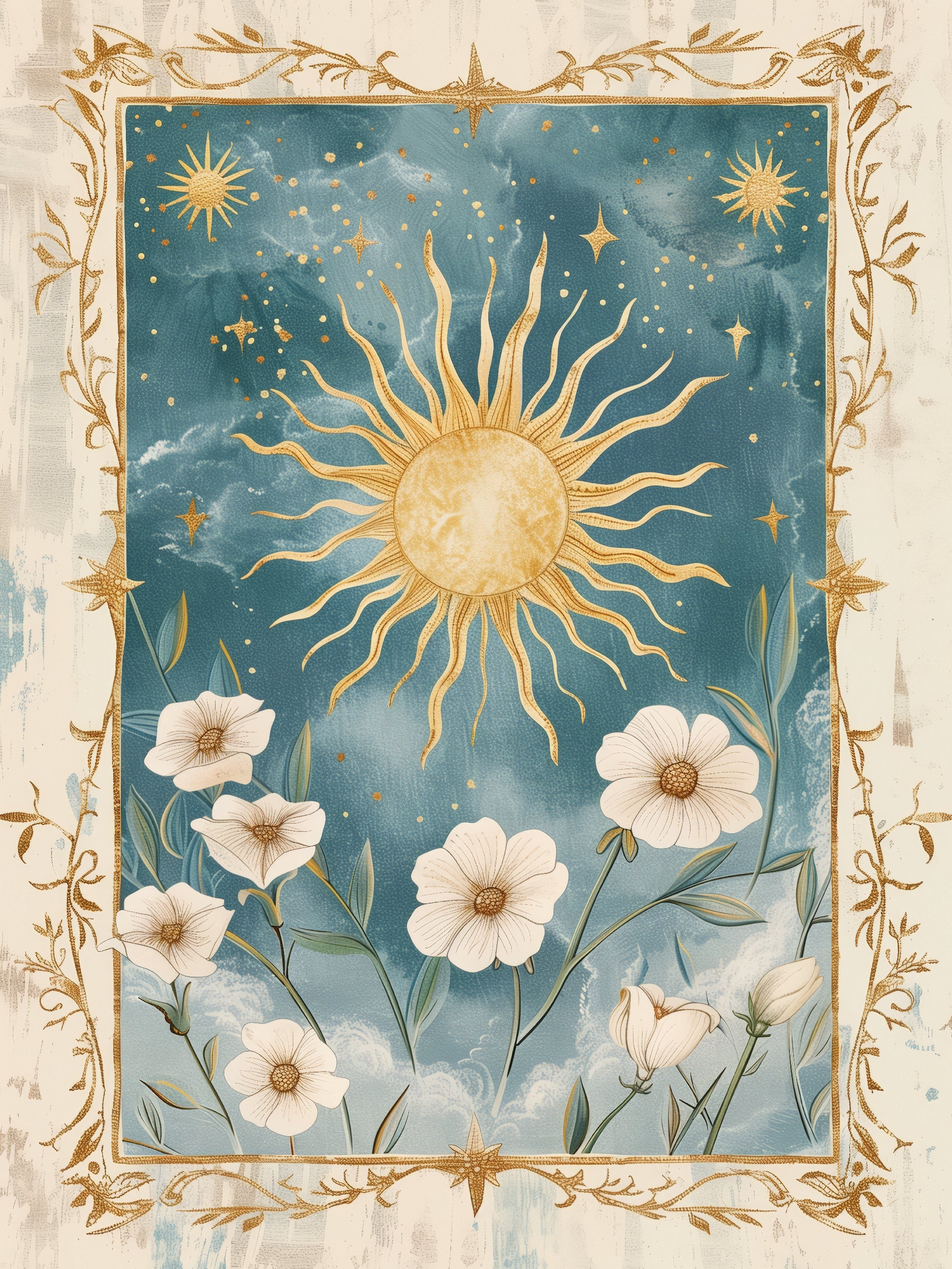 Celestial Bloom Print