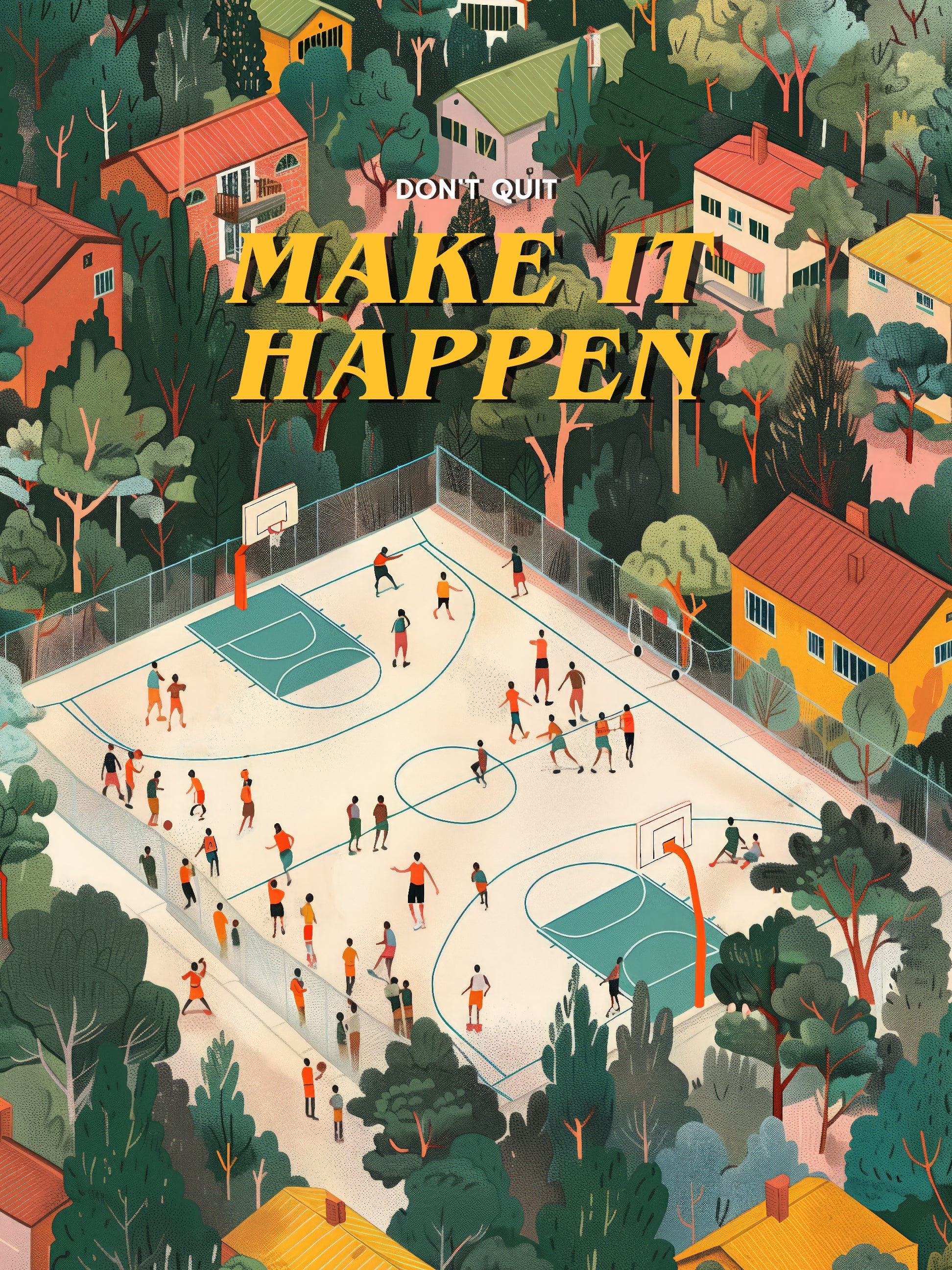 Make It Happen Wall Art Print