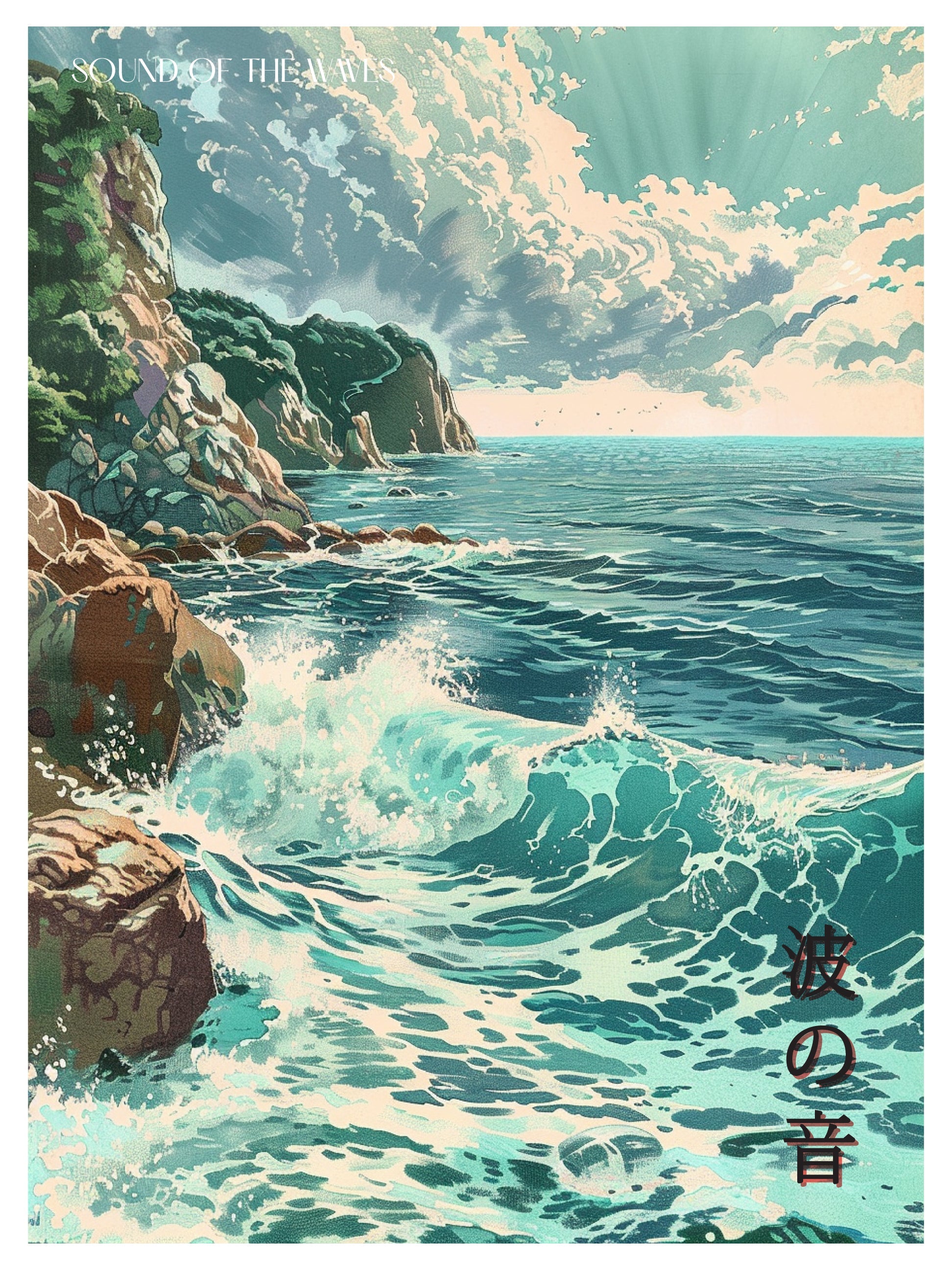 Sound of the Waves Print