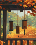 Autumn Wind Chimes Print