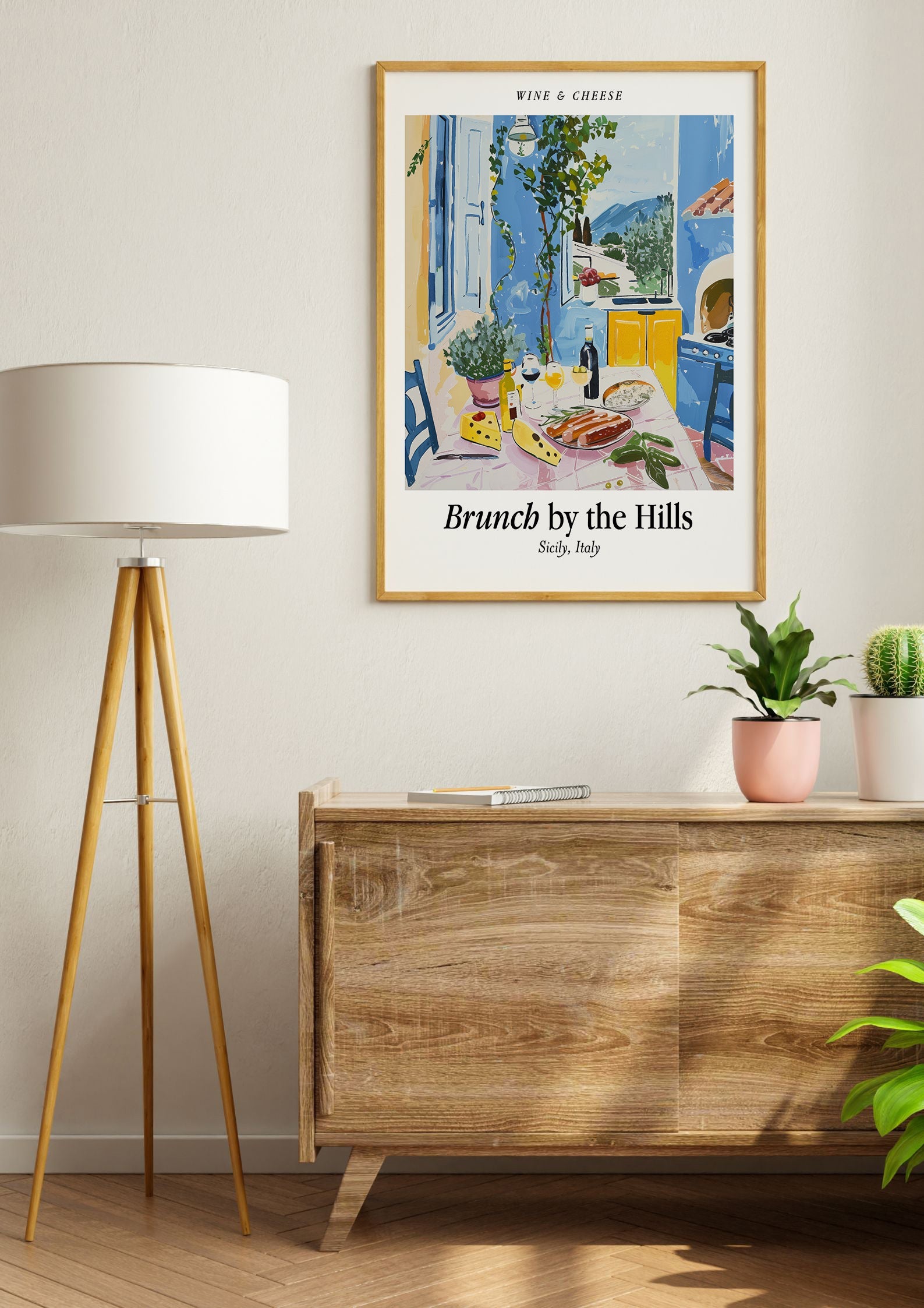 Brunch by the Hills Print