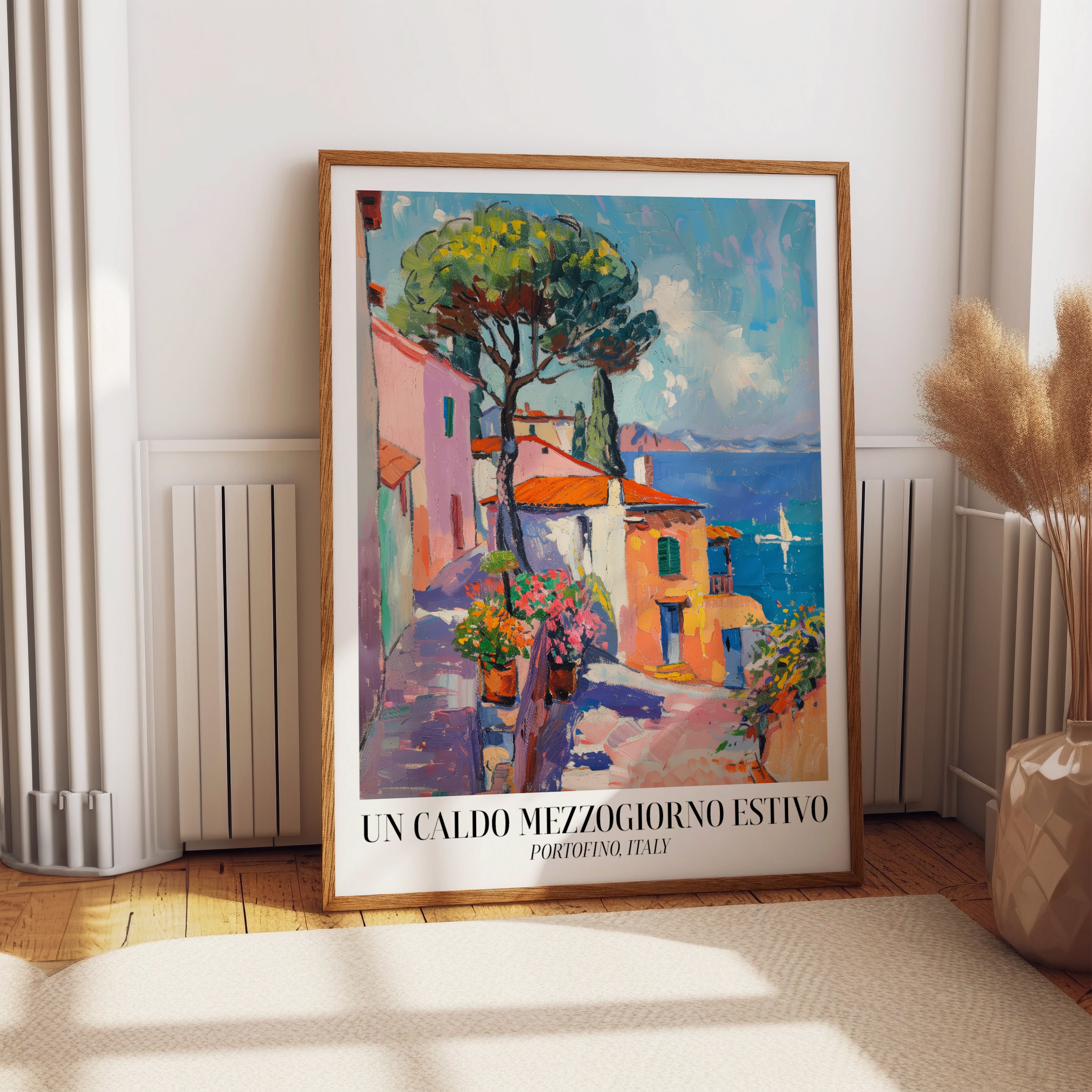 Italian Coastal Village Art Print