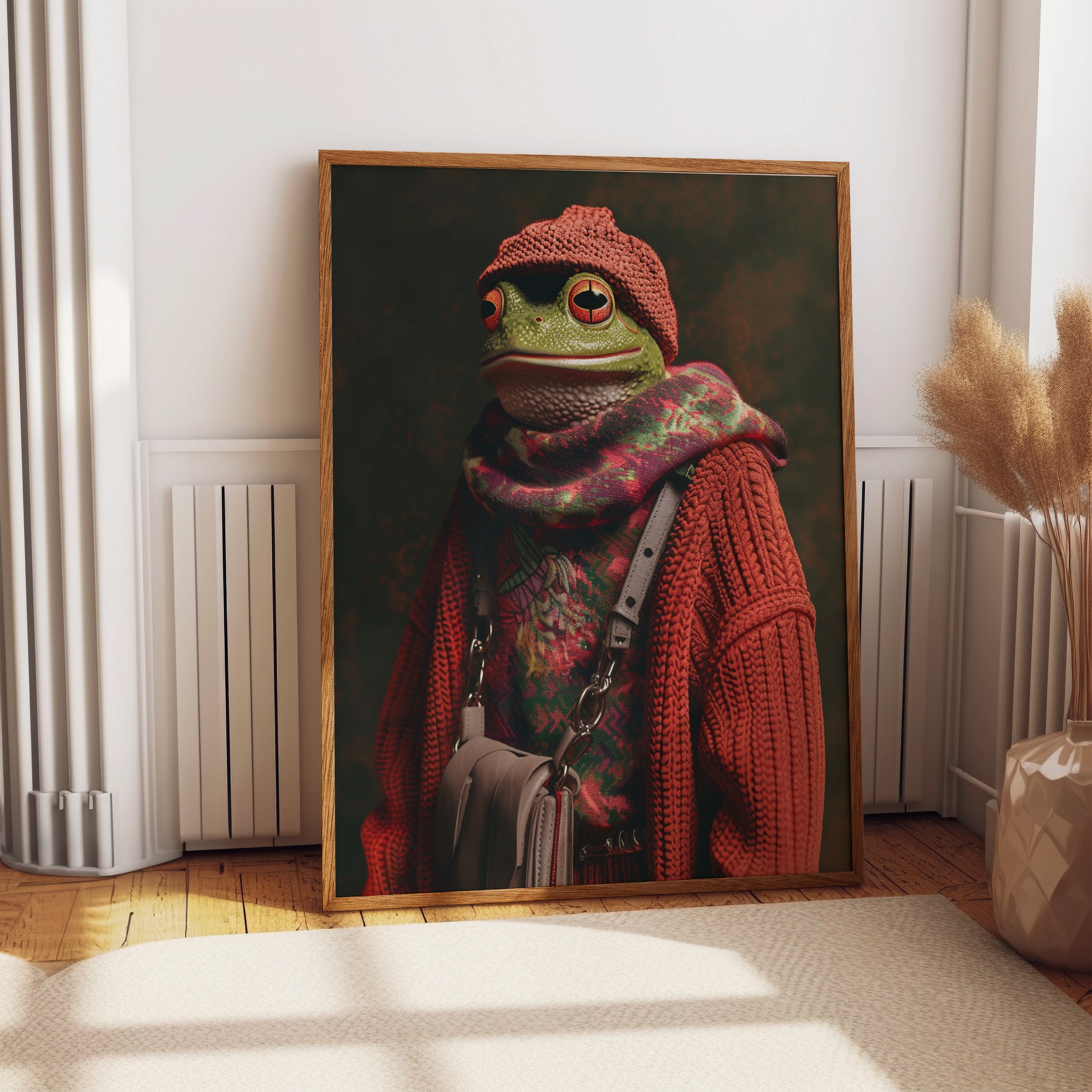 Frosch-Portrait-Kunst