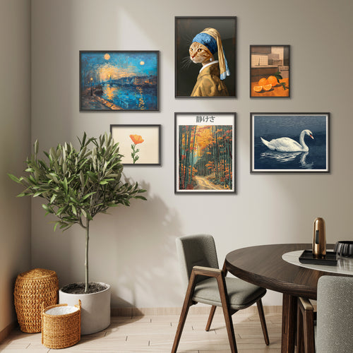 Japanese Euro Style Gallery Wall