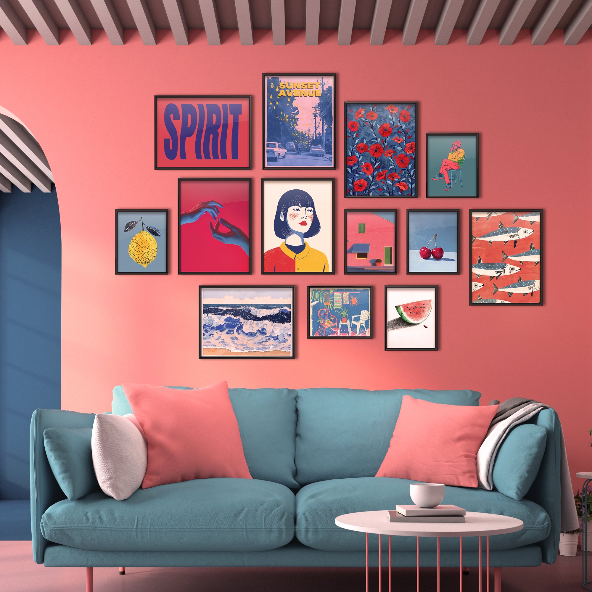 Eclectic Gallery Wall