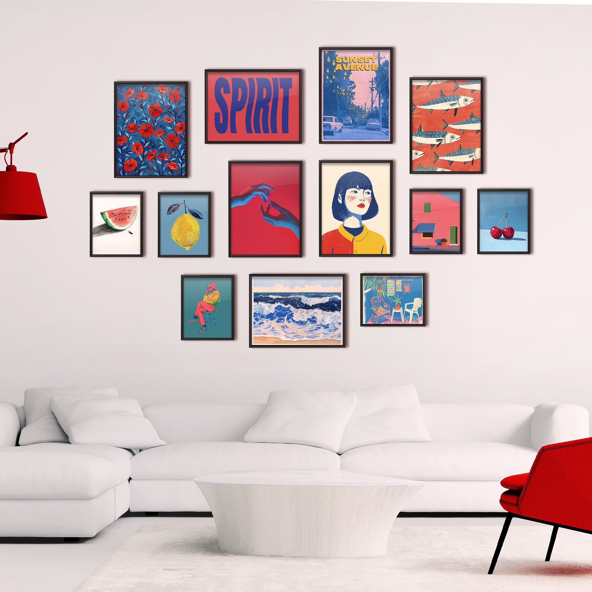 Eclectic Gallery Wall